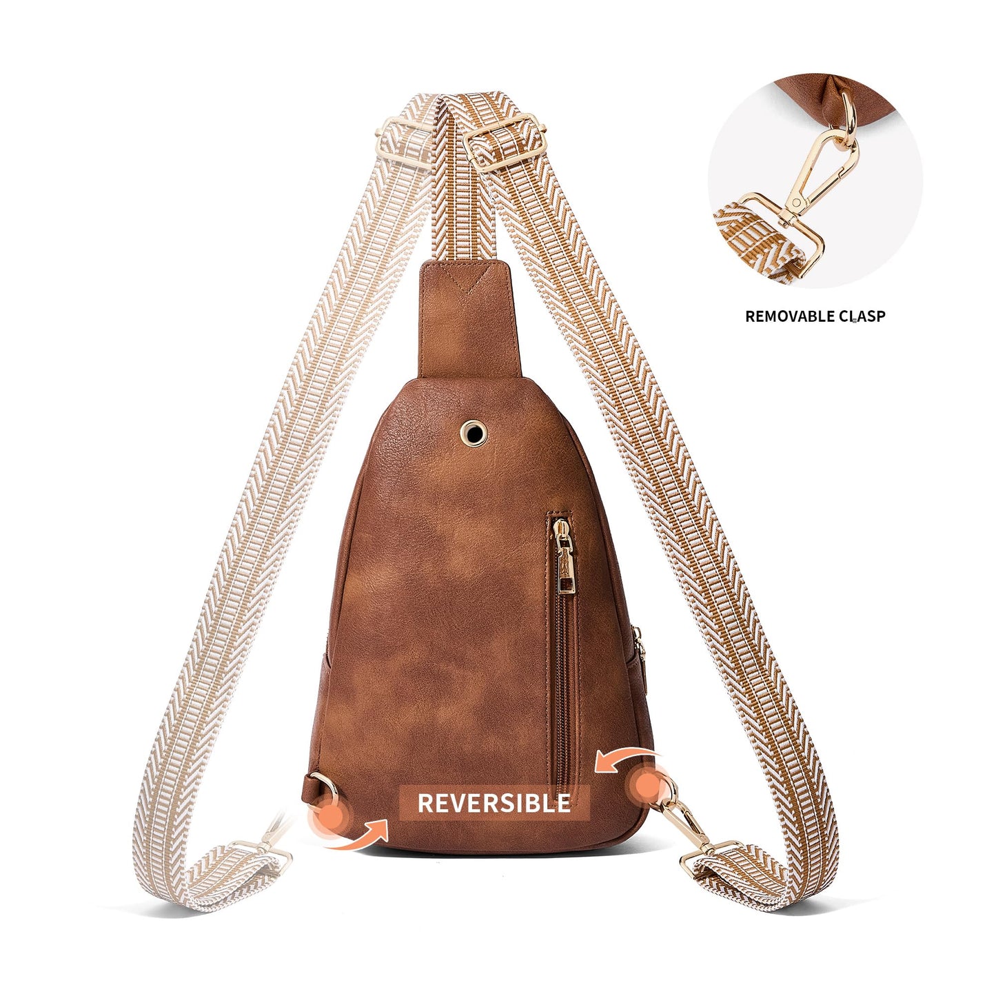 CORALDAISY Crossbody Bags for Women Fanny Pack Sling Bag Crossbody Purse Travel Purses for Women BST220