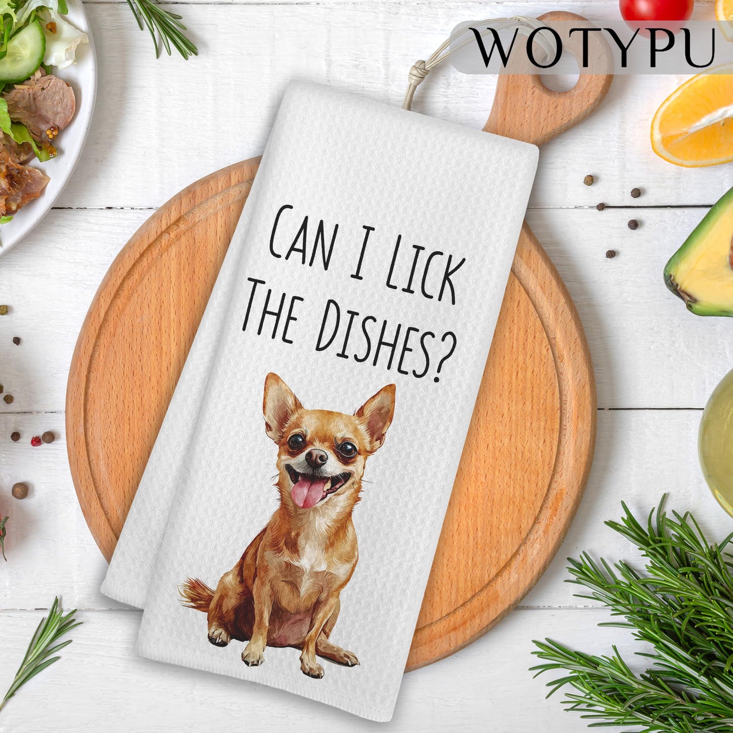 Funny Chihuahua Gifts Hand Towels for Bathroom, Chihuahua Gifts for Women Men Decorative Hand Towels for Kids Guest Bathroom Washroom Power Room Vanity Half Bath, 16X24 Inch BST326L