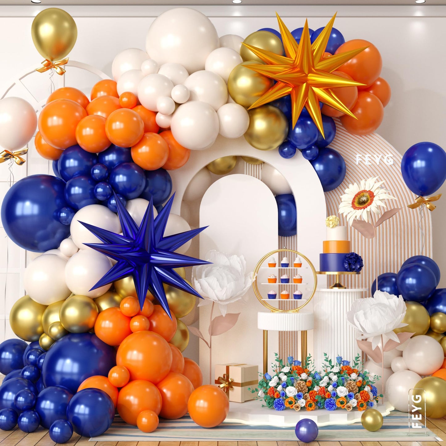 Dusty Green Blue Balloon Arch Kit, Fog Green Dusty Water Blue Beige Ivory Latex Balloons Garland Kit for Women Men Neutral Birthday Wedding Baby Bridal Shower Jungle Safari Party Decorations WN420