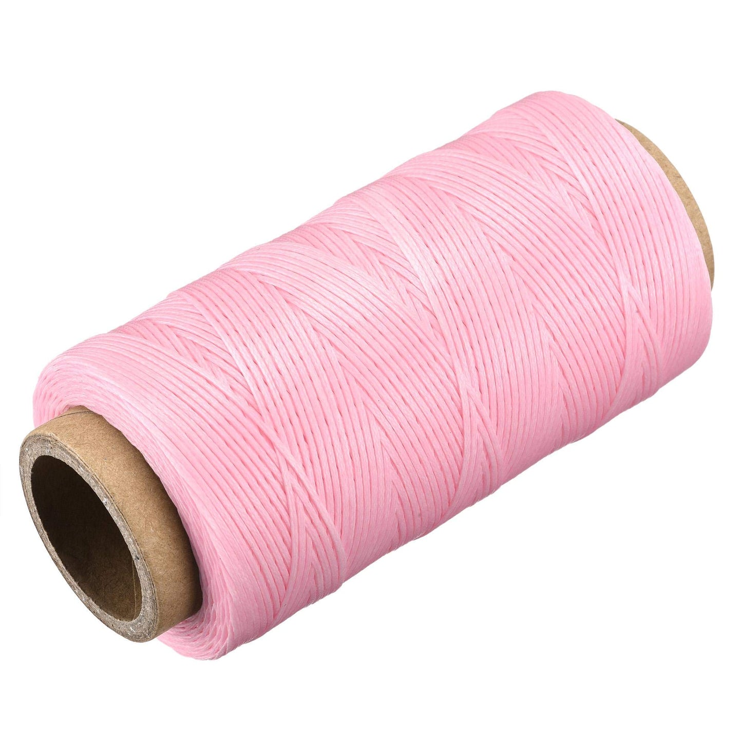 uxcell Leather Sewing Thread 186 Yards 210D/1mm Polyester Waxed Cord for Manual Sewing, Wheat BST326H