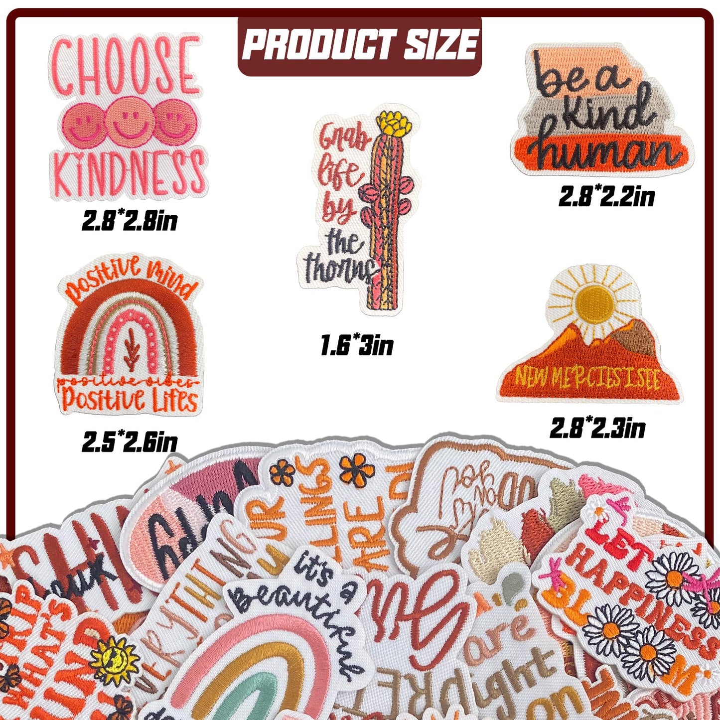 32Pcs Christmas Iron on Patches, Christmas sew on Patches for Clothing, Hats, Backpacks, Jackets, and Bags BST326H