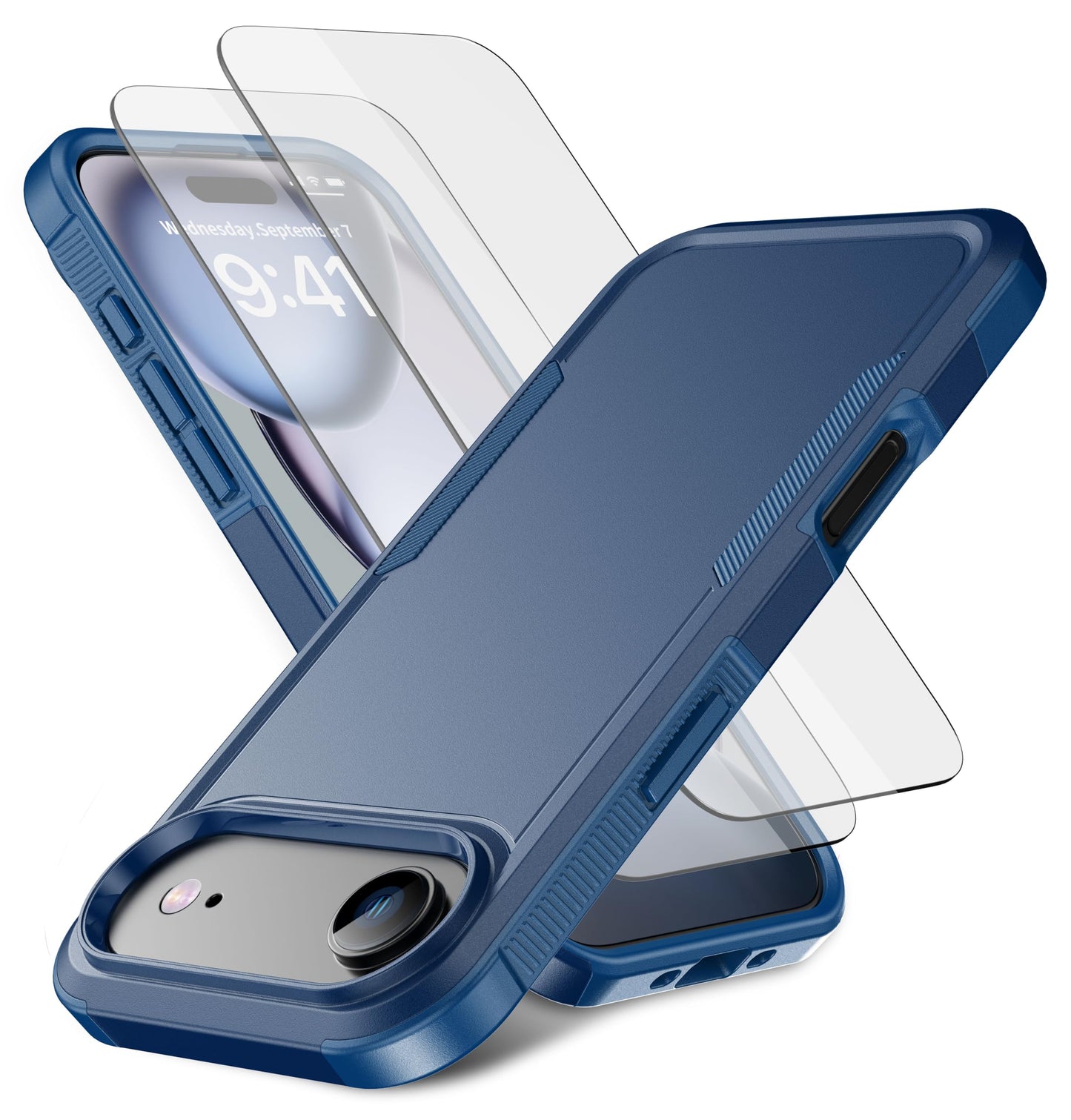Magnetic for iPhone 17 Air Case [Compatible with MagSafe] [Shockproof] [Heavy Duty Protection] Pocket-Friendly & Tough Non-Slip Protective Phone Cover for iPhone 17Air 6.6", Black WN420