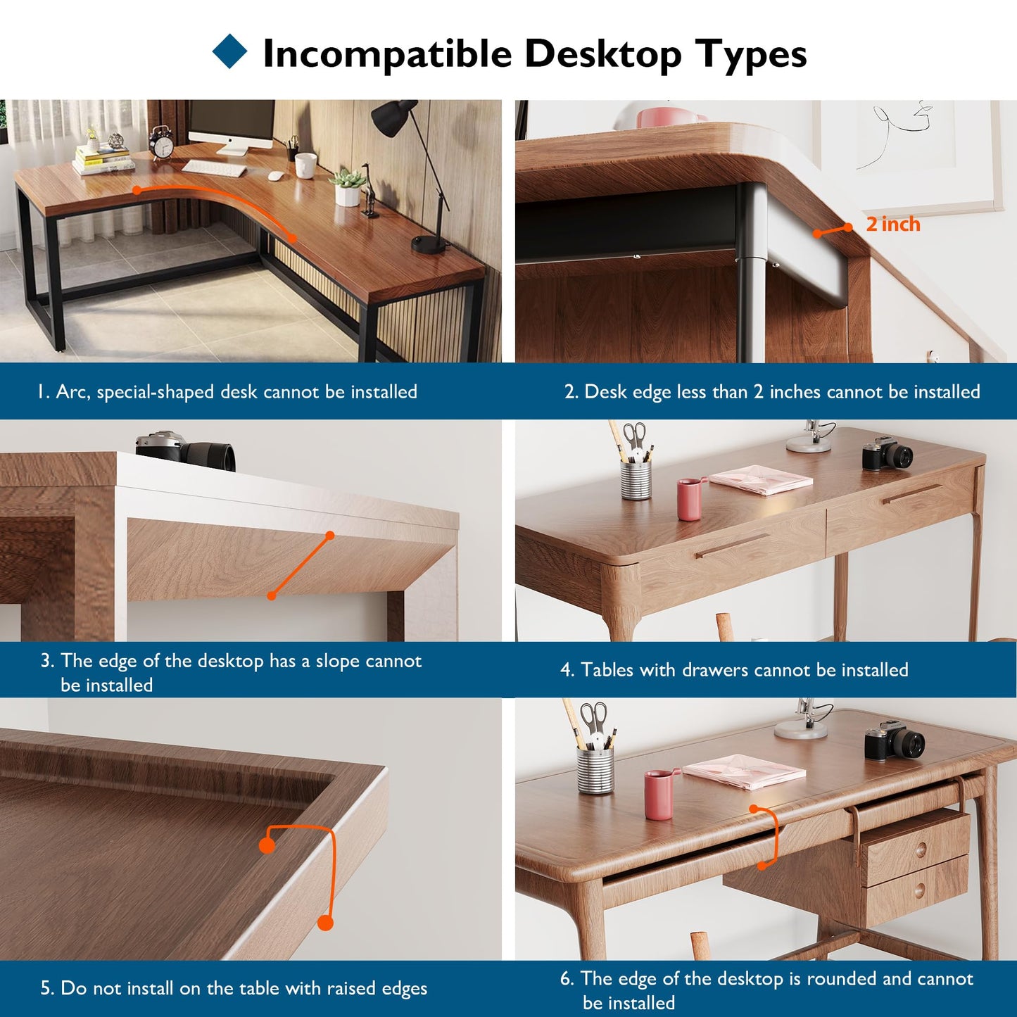 BONTEC Ergonomic Desk Extender Tray, 9.5"x9.1" Wrist Rest Shelf | 90°Foldable Elbow Support, Table Mount Arm, Clamp on Computer Arm Rest for Desk, Office & Home Use,Durable Easy to Install BST202