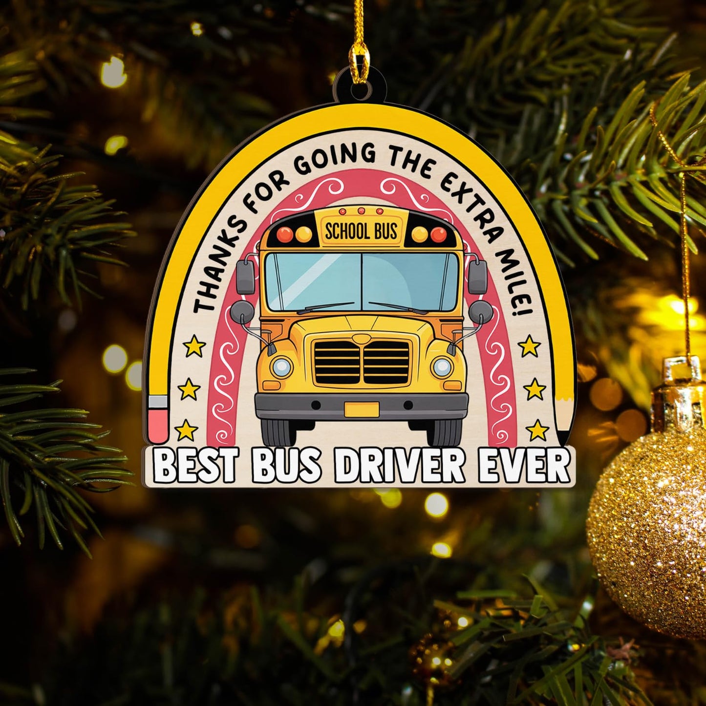 Back to School Bus Driver Appreciation Gifts, Bus Driver Gifts, School Drivers Appreciation Gift for Men, Thank You Retirement Gift for School Driver Monitor (Style 2) BST326L