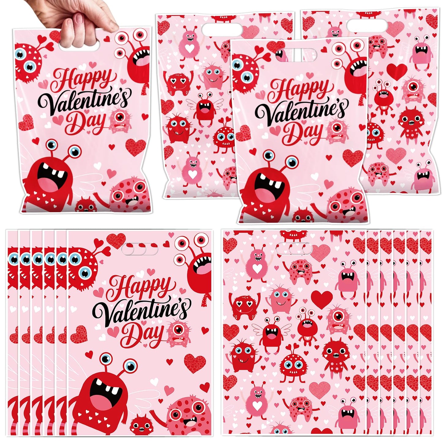 Falueqg Hibachi Party Decorations - 50 Pcs Hibachi Japanese Goodie Candy Gift Bags Fans Cherry Blossom Patterns Party Favors for Chinese Japanese Birthday Baby Shower Decor BST326H