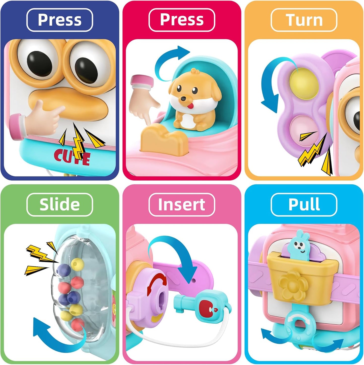 SOONYANG Montessori Toys for 1 Year Old Girl 60