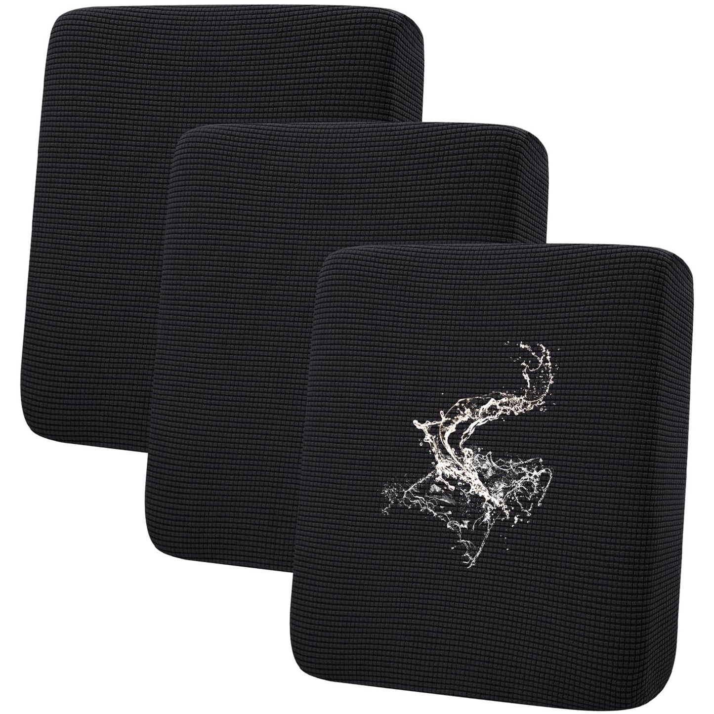 Waterproof Couch Cushion Covers for Pets, Non Slip Sofa Seat Cover | Stretch Jacquard Fabric, Elastic Bottom, Non Slip Fit, Waterproof Protection, Pet Hair Protection (1 Piece for Backrest M) BST202