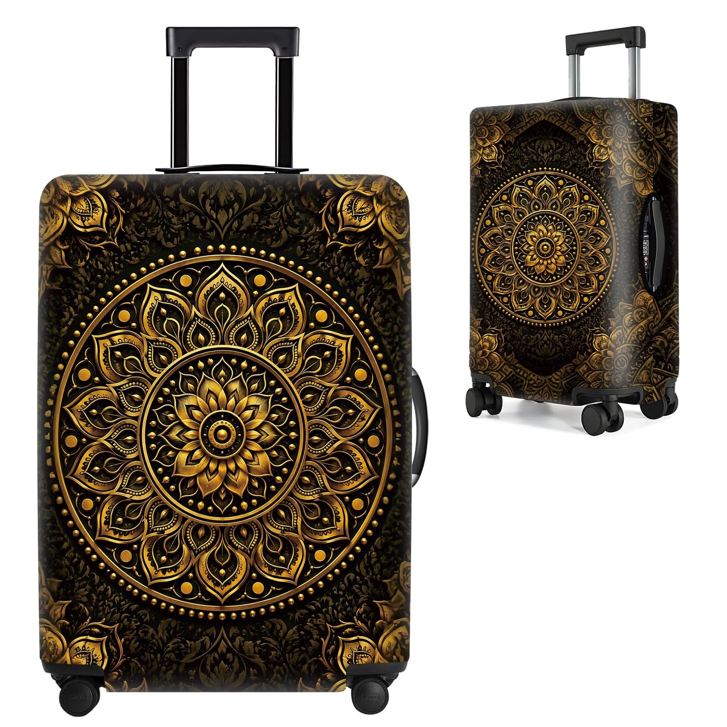 Colorful Abstract Art Luggage Cover – Vibrant Woman Face Design Suitcase Protector – Fits 32 to 34 Inch Travel Luggage,XL BST202