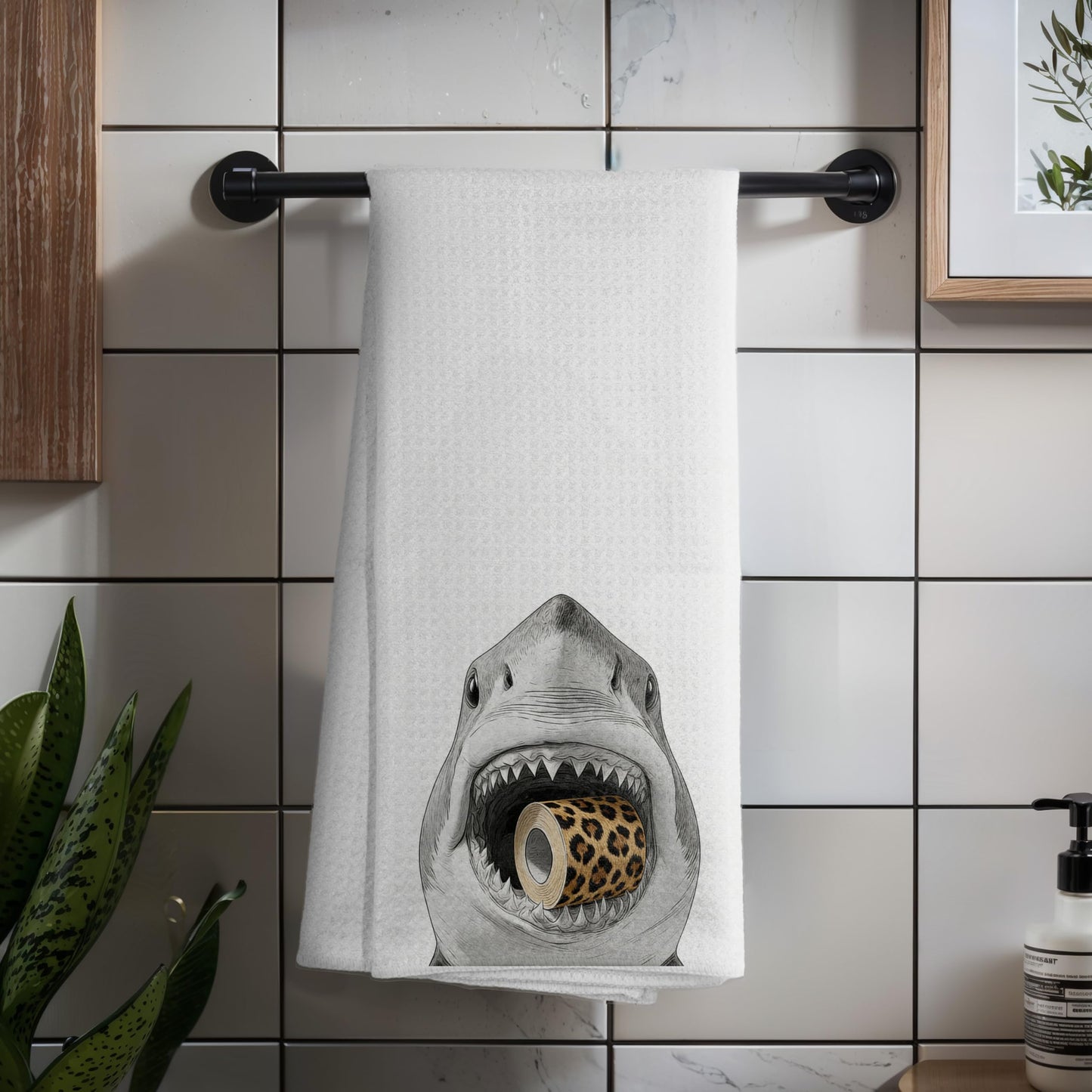 Funny Bear Bathroom Hand Towels Set of 2, Hello Sweet Bear Bathroom Decor, Funny Wild Animal Hand Towels for Washroom Restroom Decor, 16x24 Inch BST326L