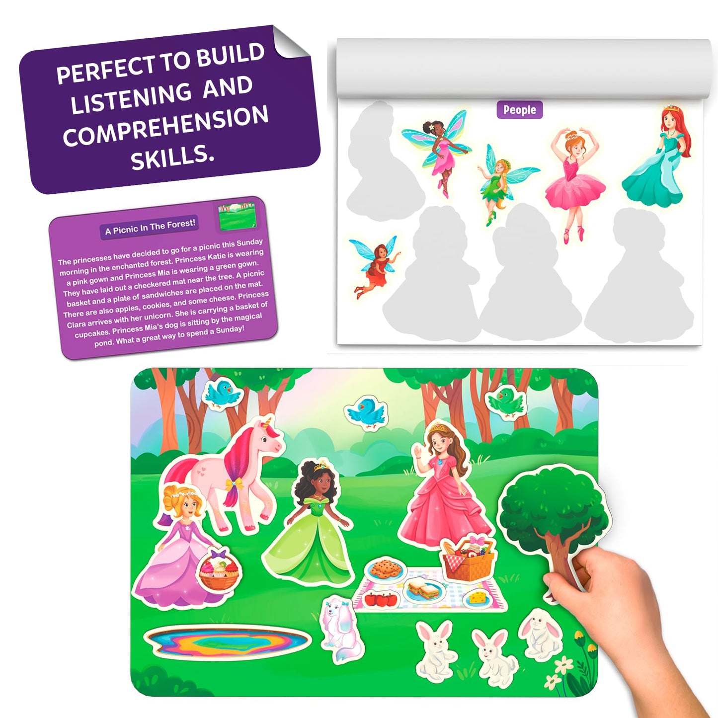 Skillmatics Activity Kit - Creative Storytelling & Skill Building with 150+ Reusable Stickers N3233