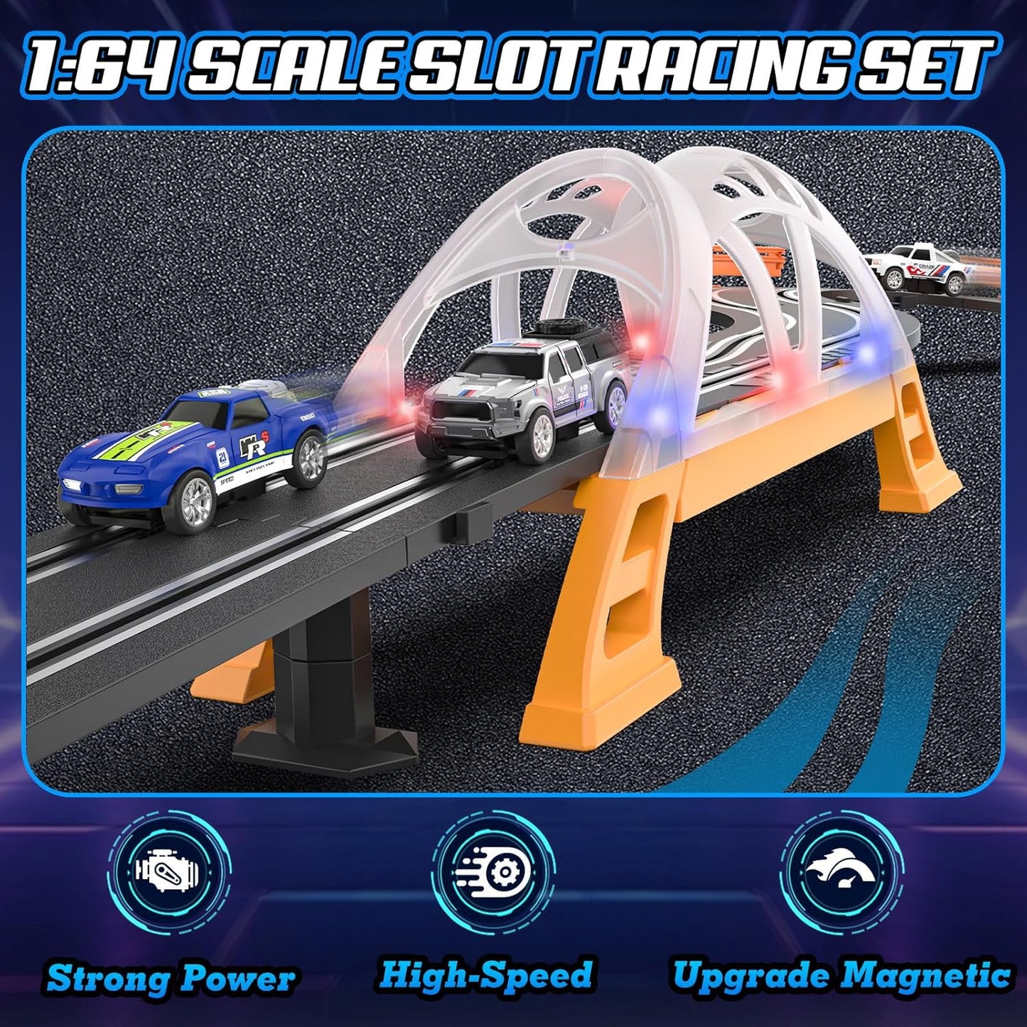 Track Master Slot Car Race Track Sets for Boys 76