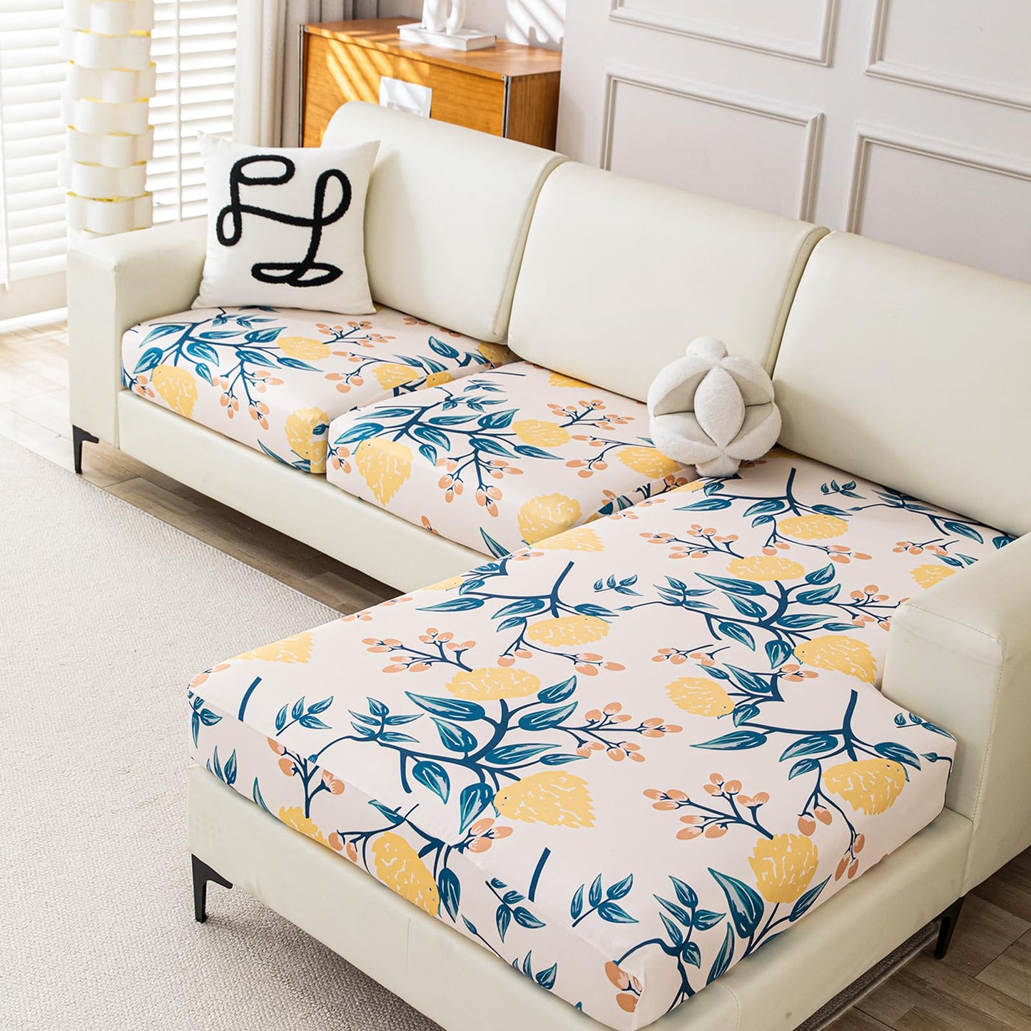 Stretch Couch Cushion Covers for Individual Sofa Seat Cushion,Washable Slipcover for Chair Loveseat Sofa,Furniture Protector Cushion Sofa Cover(Backrest or Seat) BST326H