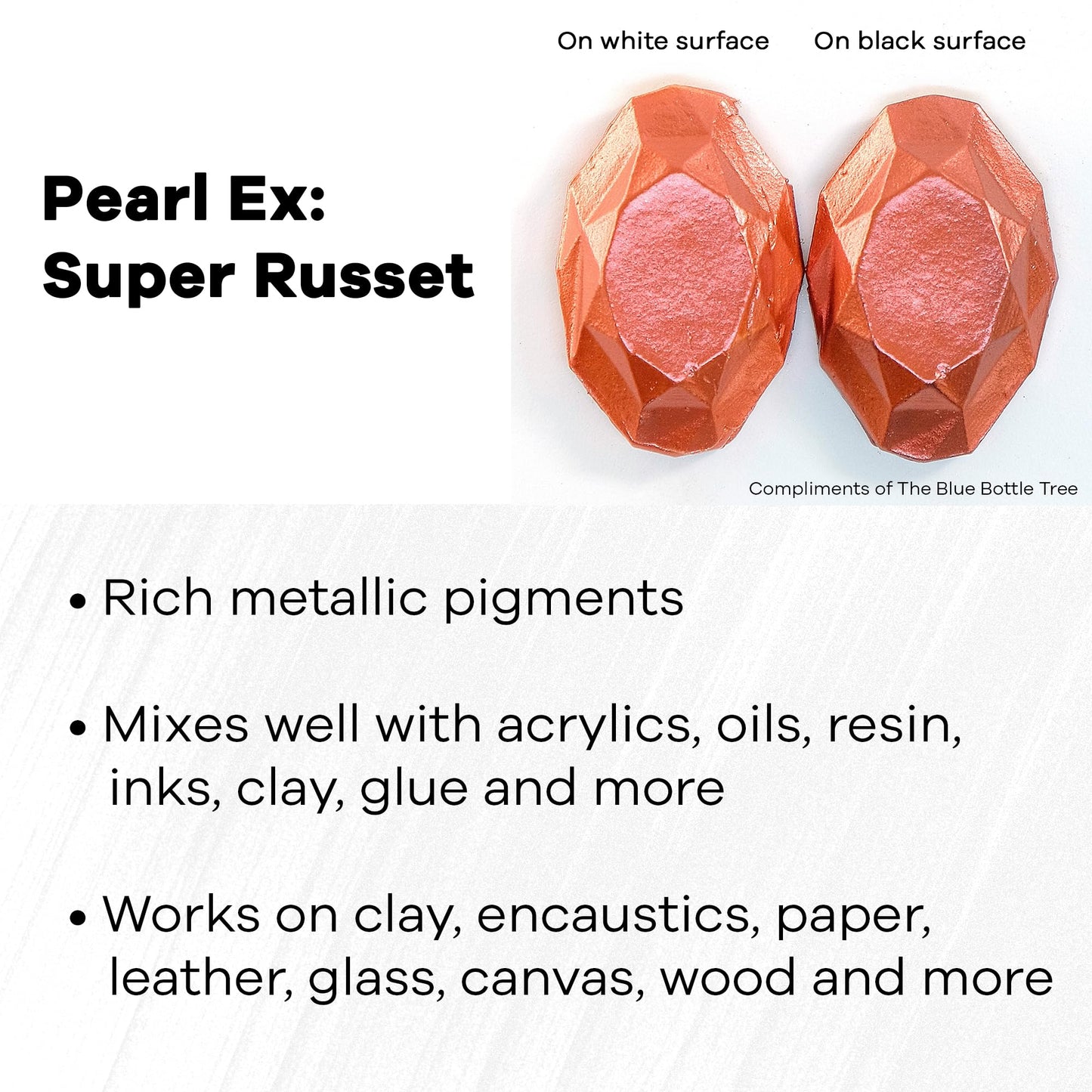 Jacquard Pearl Ex Pigment Powder 3 Grams Super Bronze - Loose Mica Powder for Epoxy Resin, Watercolors, Calligraphy Ink & Clay - Epoxy Pigment Powder - Epoxy Resin Color BST220