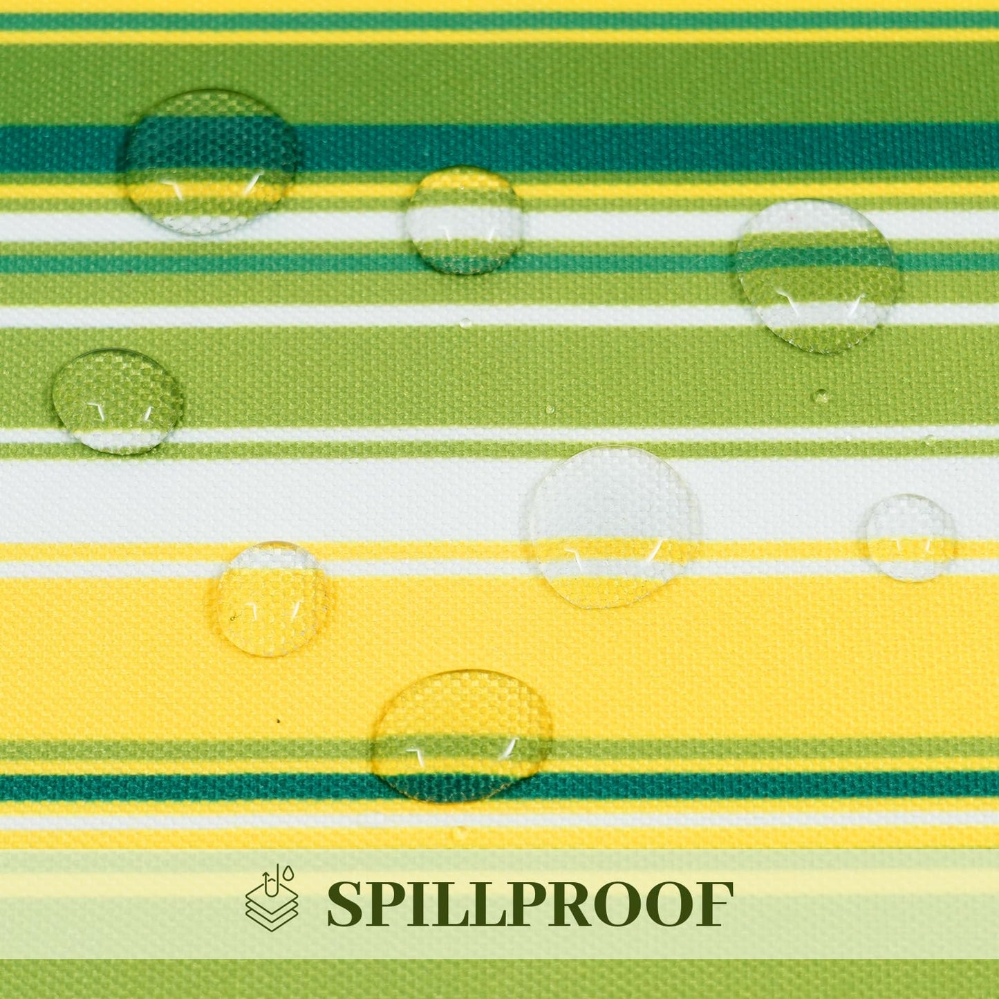 Eternal Beauty 52” Round Tablecloth Waterproof Outdoor Tablecloth with Umbrella Hole Zipper for Spring Summer Patio Picnic Tables (Tropical Palm Leaf) BST326H