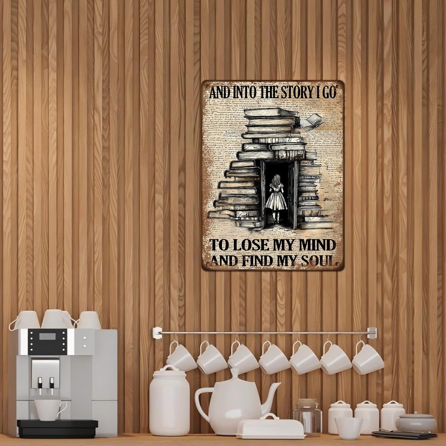 Vintage Cat Sign That's What I Do Write And I Know Things Metal Poster Sign for Home Bar Pub Kitchen Garage Restaurant Wall Deocr 12 * 8inch BST220