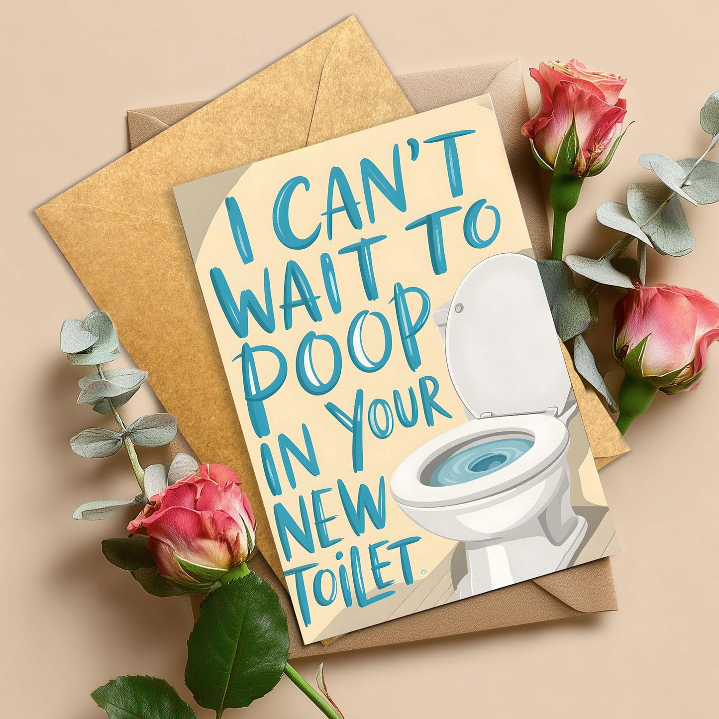 Congrats on Your New Home Housewarming Greeting with Gold Lettering and Key Design, Funny Congratulations Gift for New Homeowners, First-Time Buyers, Friends, Neighbors, Real Estate Clients Single 5.3''x8'' with Envelope BST326L