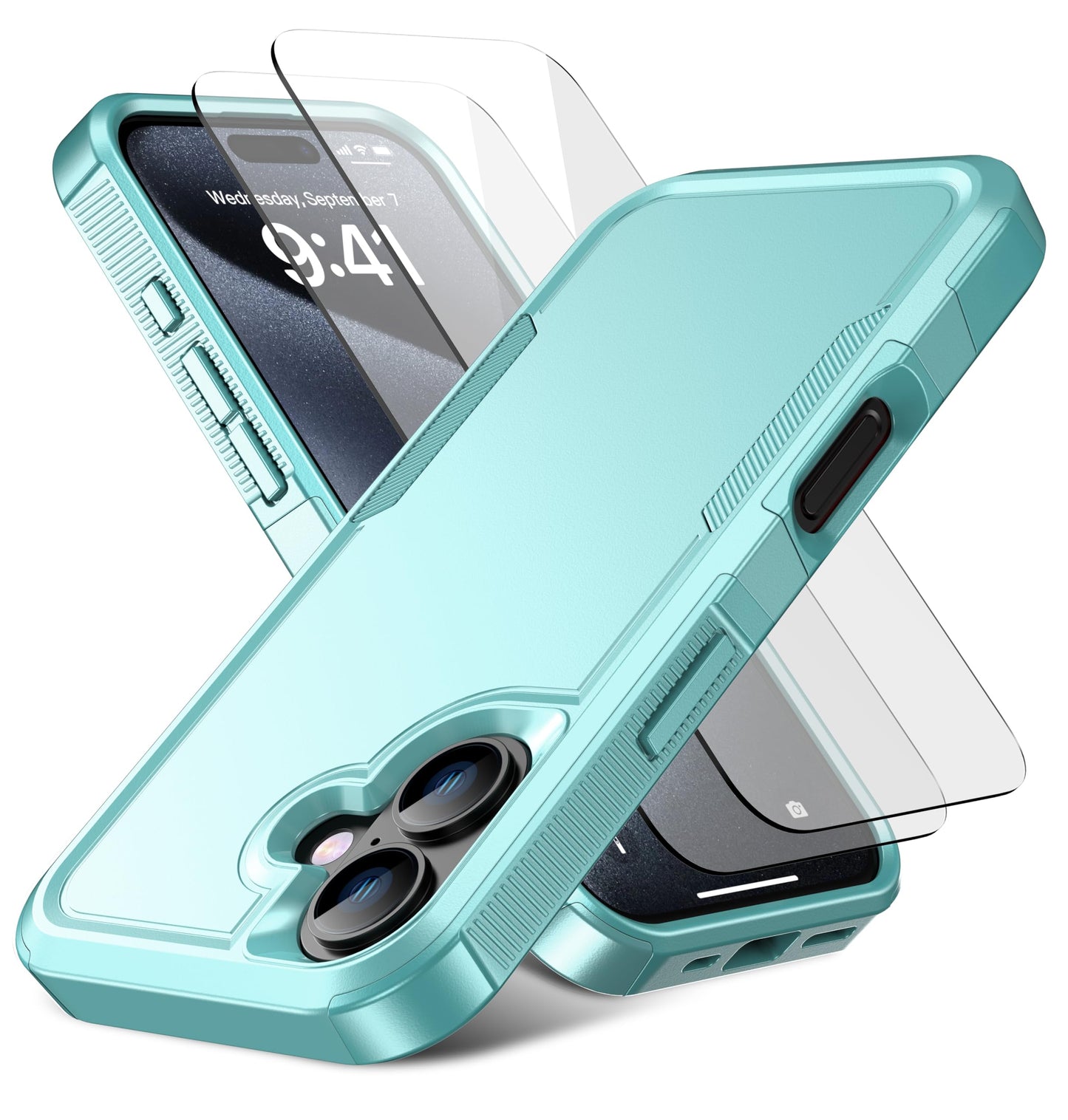 Magnetic for iPhone 17 Air Case [Compatible with MagSafe] [Shockproof] [Heavy Duty Protection] Pocket-Friendly & Tough Non-Slip Protective Phone Cover for iPhone 17Air 6.6", Black WN420