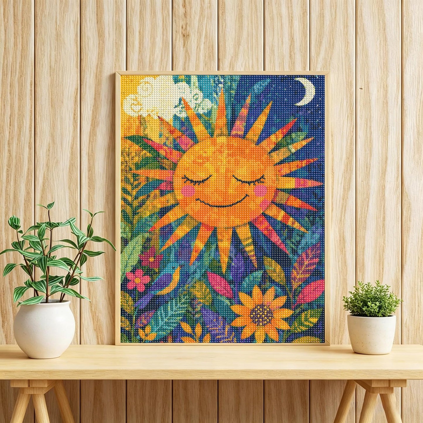 ArtIgle 5D Diamond Painting Kits for Adults, Ancient Sphinx Full Round Drills Gem Diamond Dots, Diamond Dot Art for Adults Beginners Clearance Home Wall Art Decor, 13.78 X 13.78 inch BST220