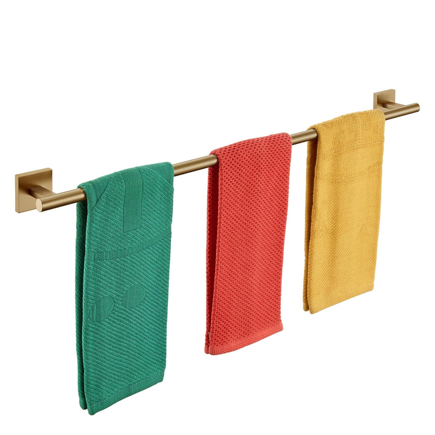 KOKOSIRI Bathroom Towel Bars 16 Inch Towel Rail Matte Black 40CM Hand Towel Holder for Bath Kitchen Wall Stainless Steel B4005BK-L16 BST202
