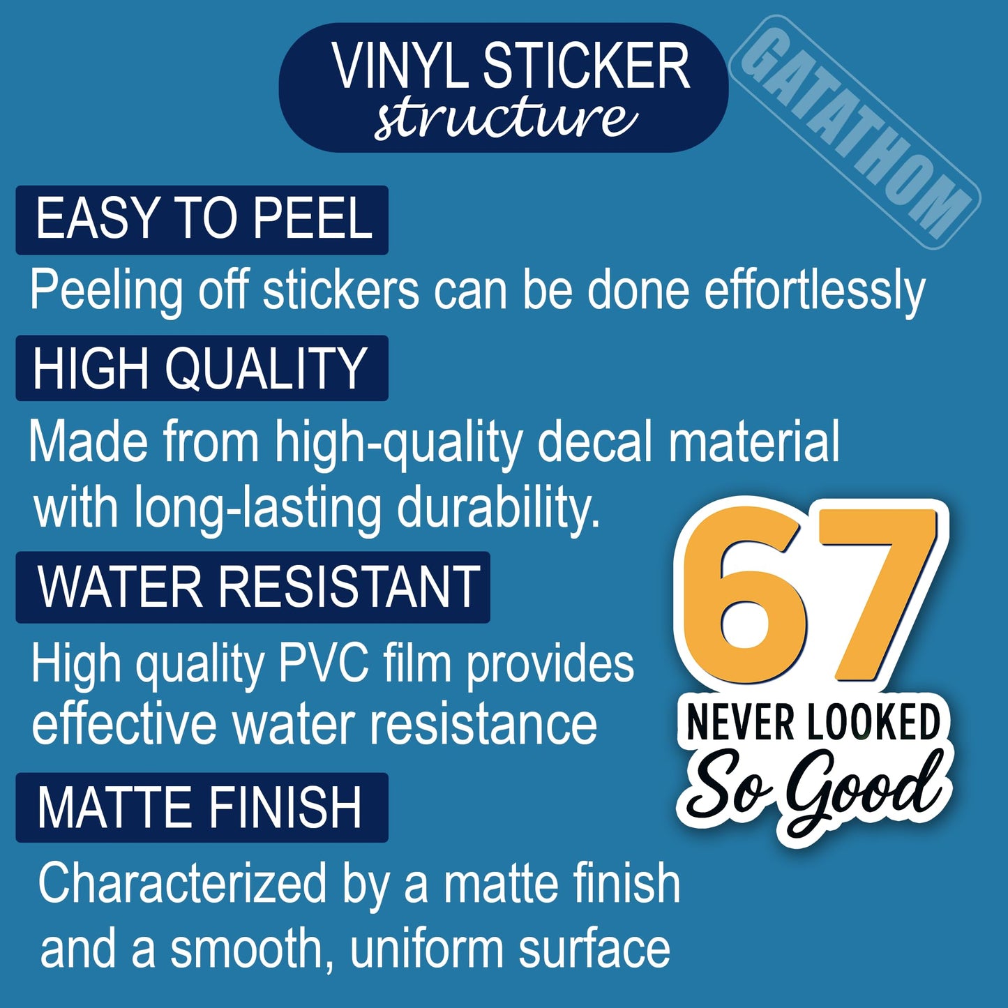 (3PCS) 83 Never Looked So Good Sticker – Happy 83th Birthday, Waterproof Vinyl Decals for Party Decor, Scrapbooking, Water Bottles, Laptops, Size 3" x 2.5" BST202