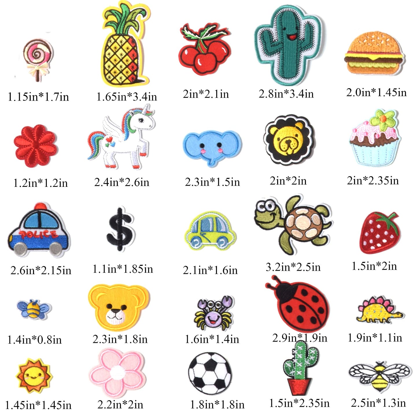 32Pcs Christmas Iron on Patches, Christmas sew on Patches for Clothing, Hats, Backpacks, Jackets, and Bags BST326H