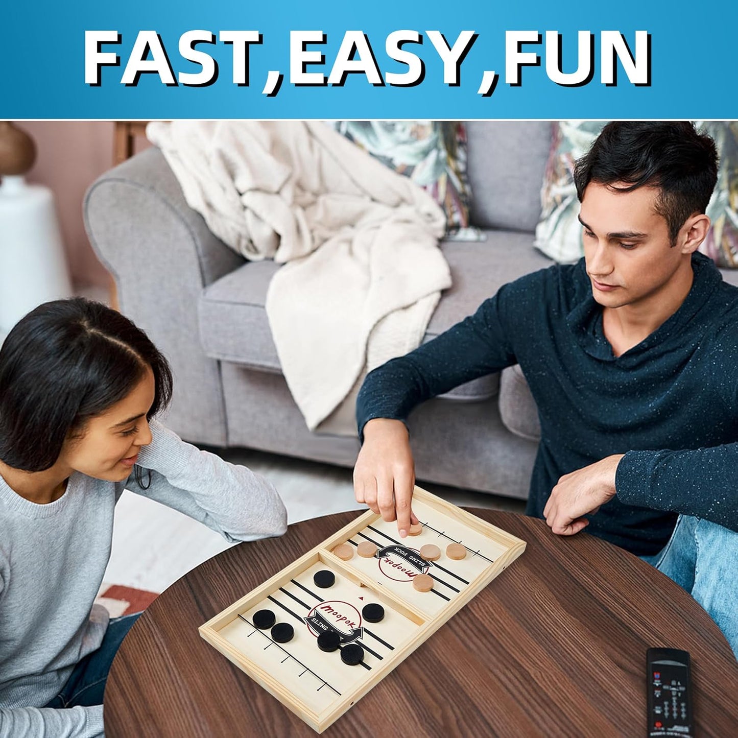 TOYZE WINNER Fast Sling Puck Game 90