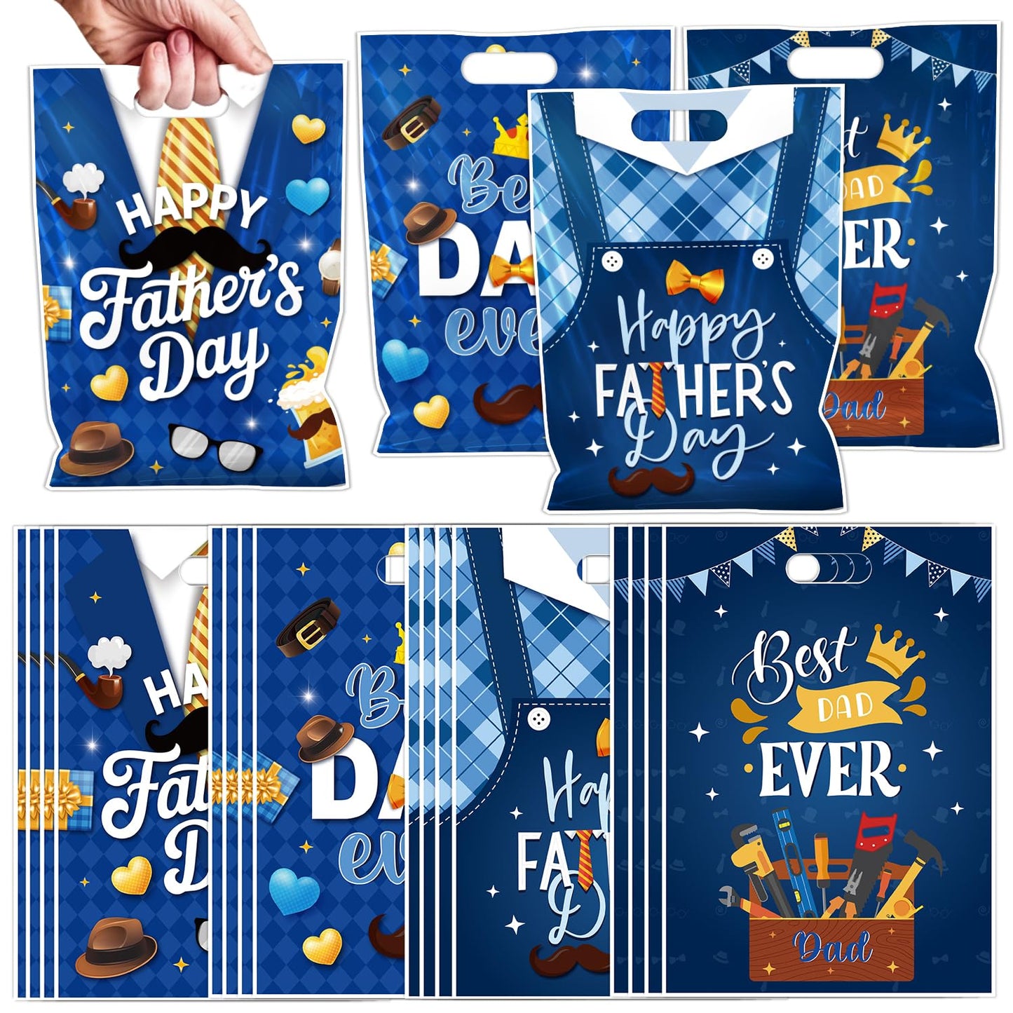 Falueqg Hibachi Party Decorations - 50 Pcs Hibachi Japanese Goodie Candy Gift Bags Fans Cherry Blossom Patterns Party Favors for Chinese Japanese Birthday Baby Shower Decor BST326H