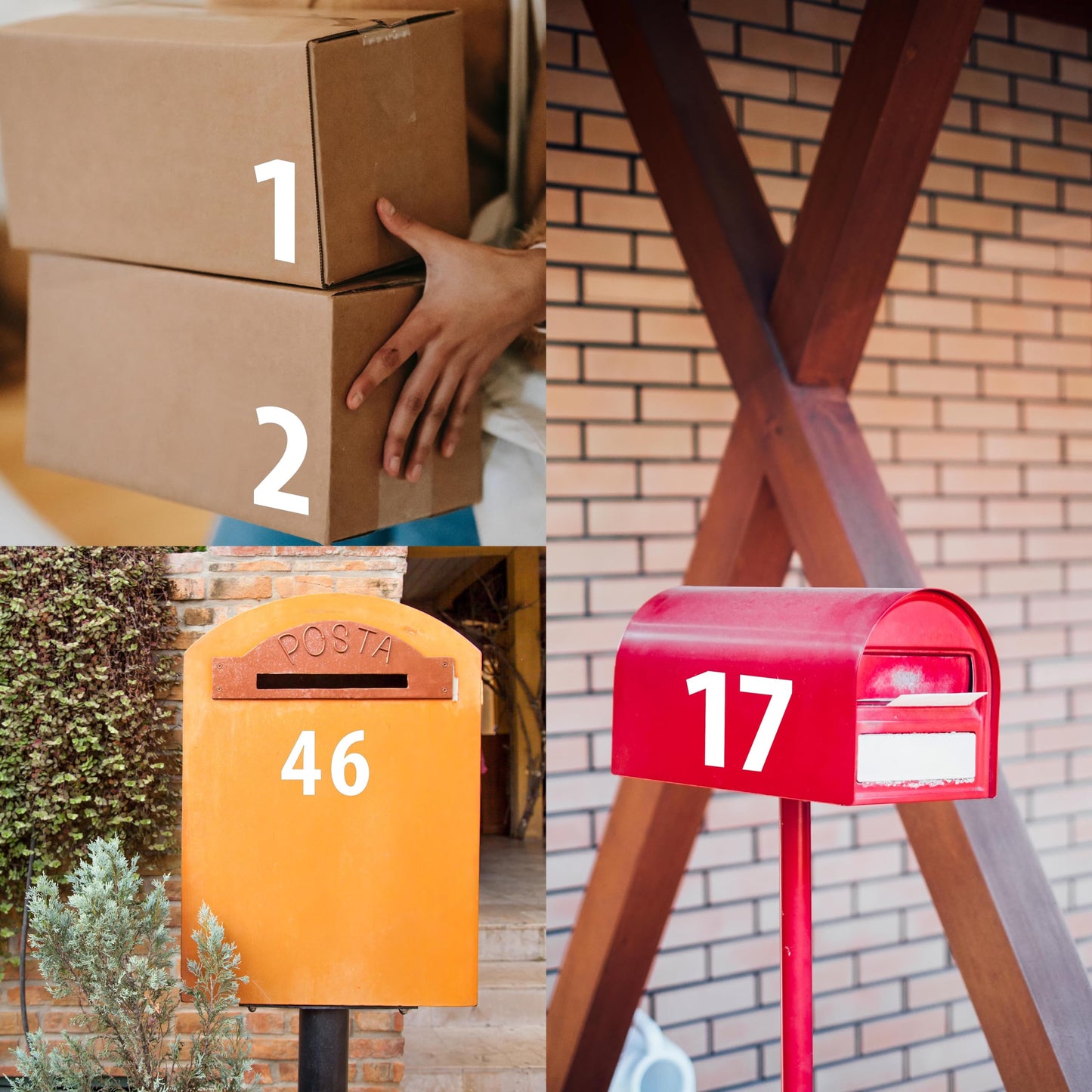 300 PCS Number Stickers, 2” Waterproof Vinyl Number Stickers Consecutive Number 0-9 Labels Self-Adhesive Without Residue Left for Office, Classroom, Indoor, Boxes, Storage (15 Sheets, White) BST220