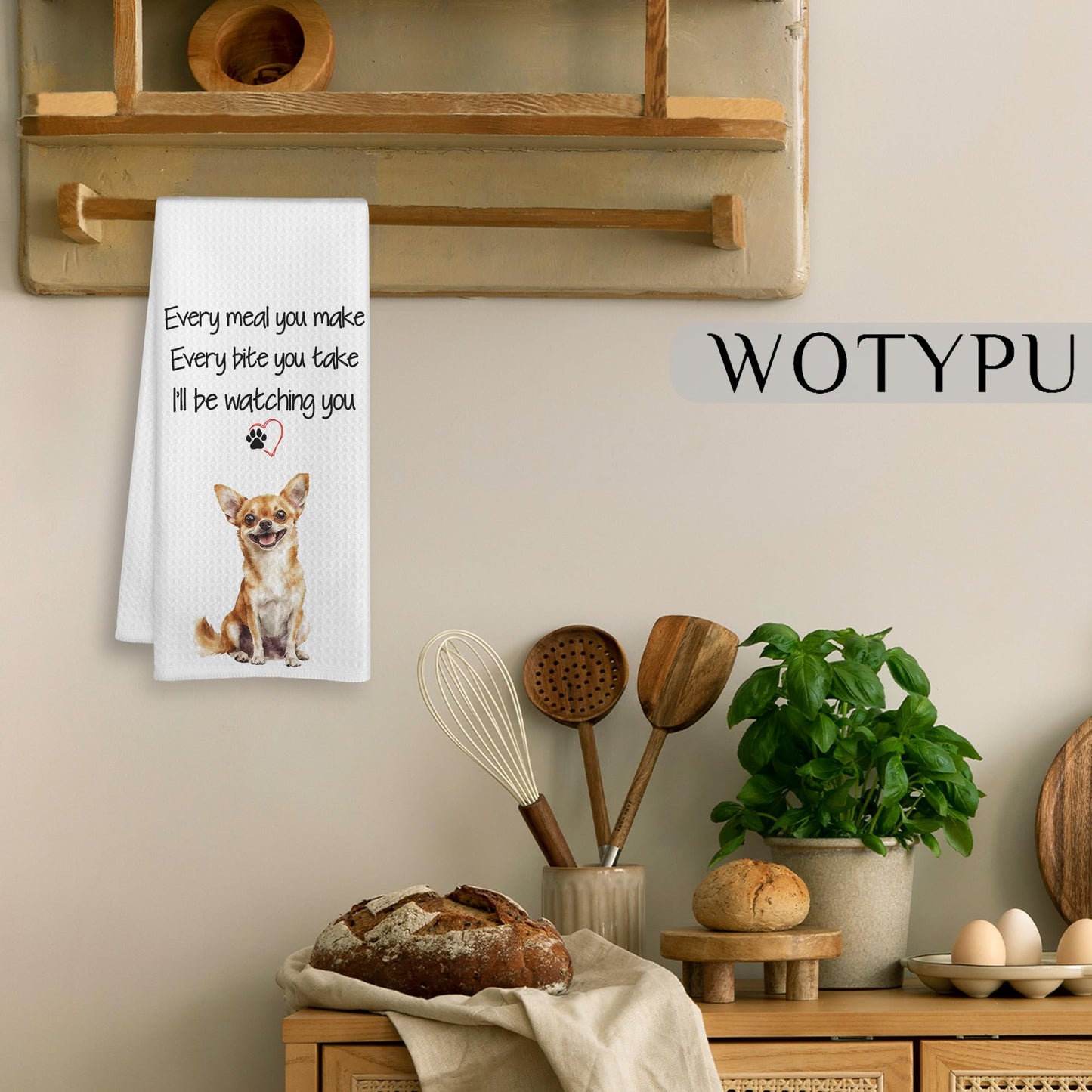 Funny Chihuahua Gifts Hand Towels for Bathroom, Chihuahua Gifts for Women Men Decorative Hand Towels for Kids Guest Bathroom Washroom Power Room Vanity Half Bath, 16X24 Inch BST326L