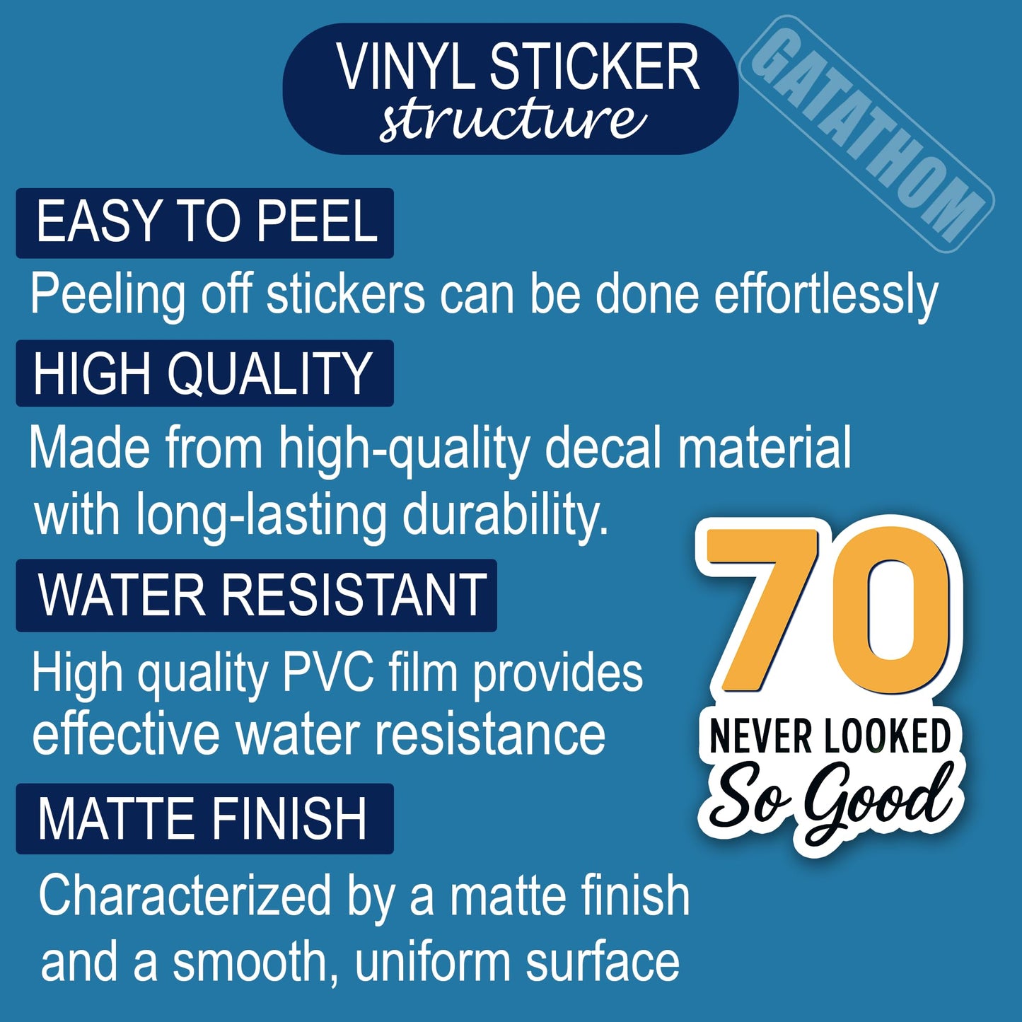 (3PCS) 83 Never Looked So Good Sticker – Happy 83th Birthday, Waterproof Vinyl Decals for Party Decor, Scrapbooking, Water Bottles, Laptops, Size 3" x 2.5" BST202