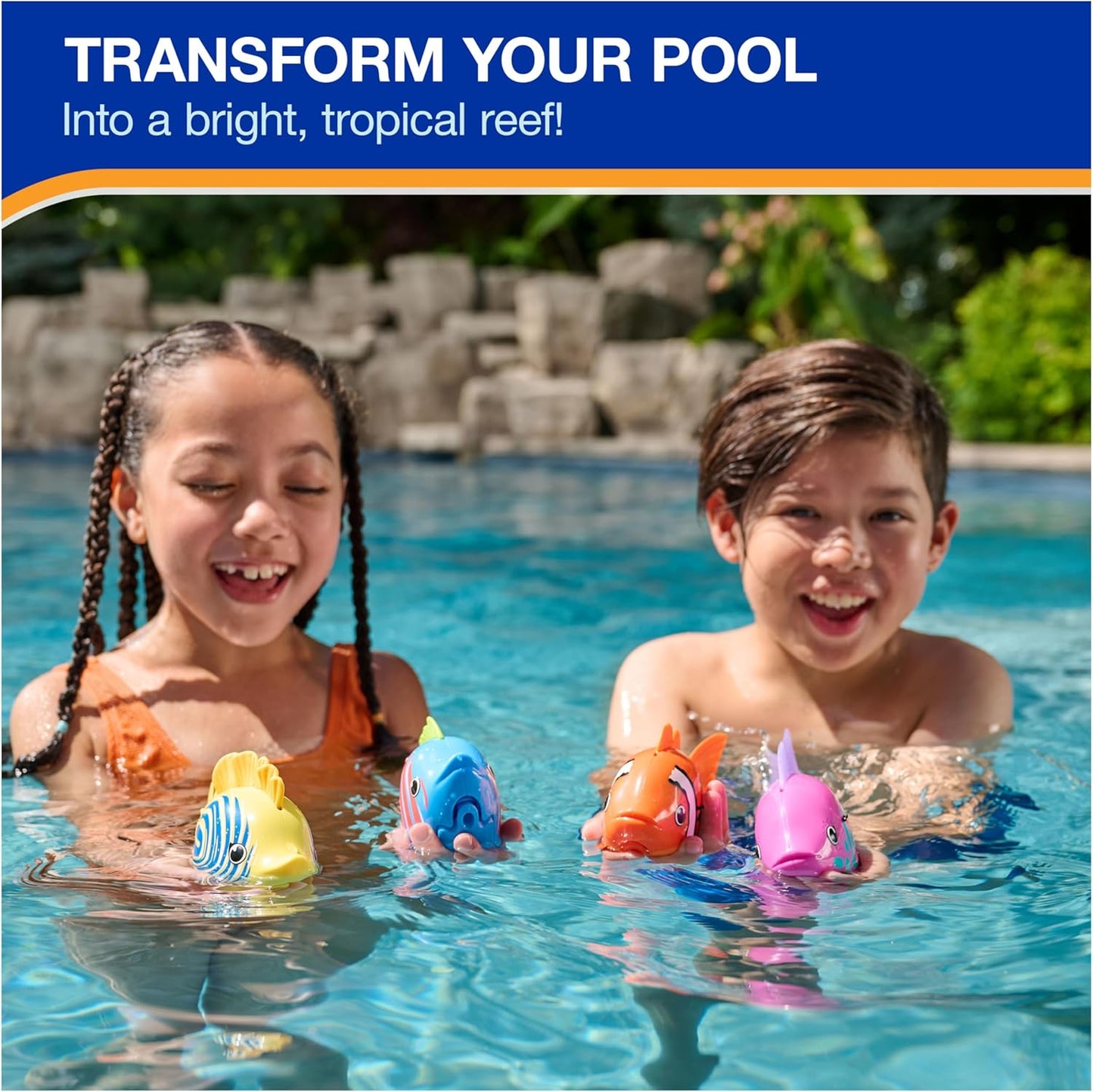 SwimWays Rainbow Reef Fish Toy 102