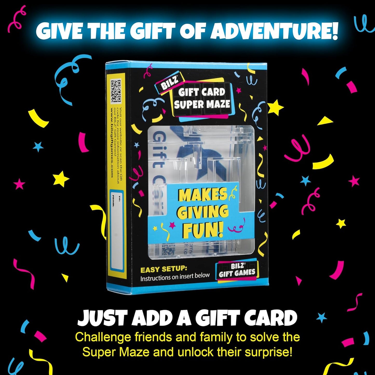 BILZ® Super Maze | Gift Card Puzzle Game for Ages 8+ 62