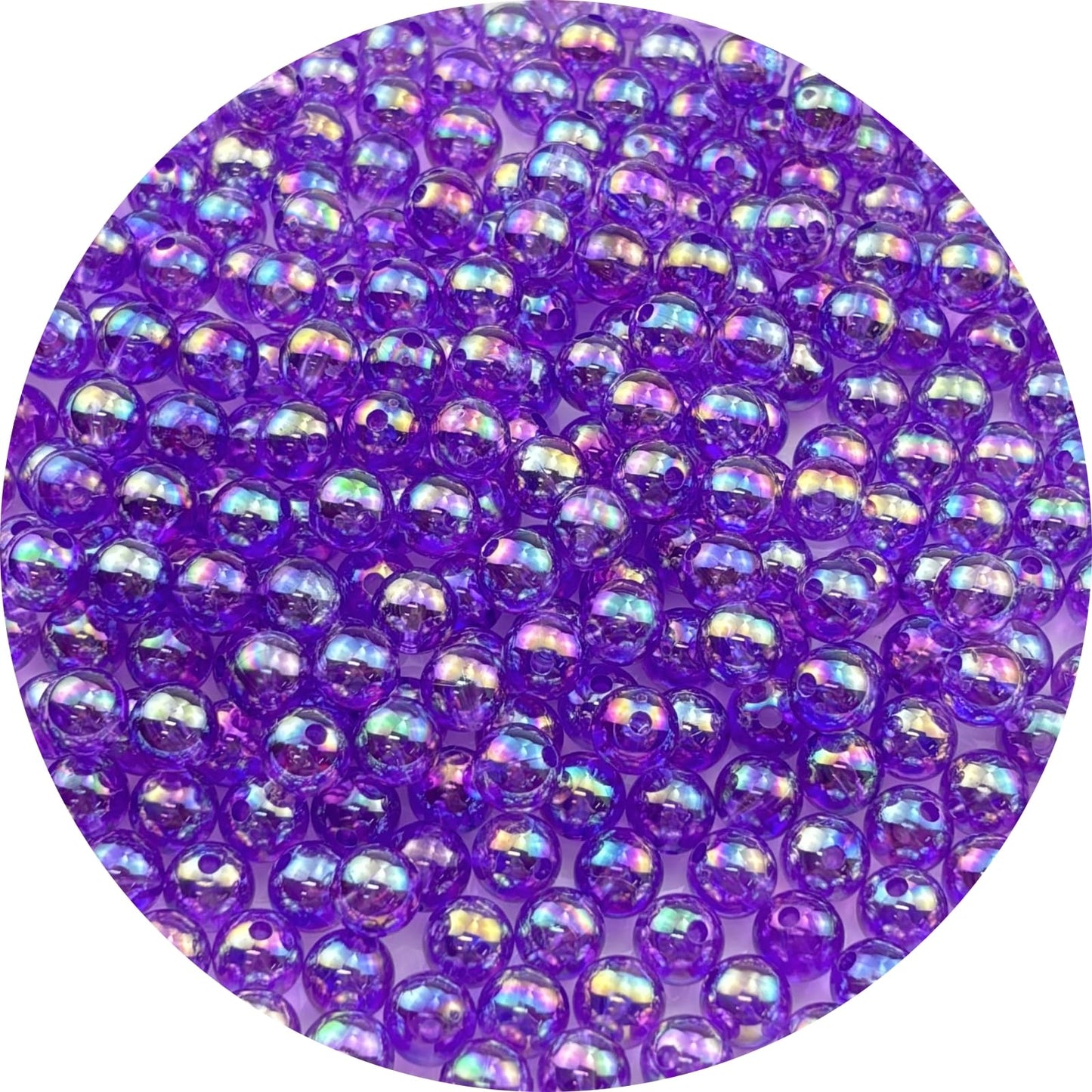 2000pcs 4mm Acrylic Round Beads AB Colors Acrylic Beads Round Spacer Beads with Hole for DIY Bracelet Necklace Jewelry Making Supplies Handmade Craft(Green AB) BST220