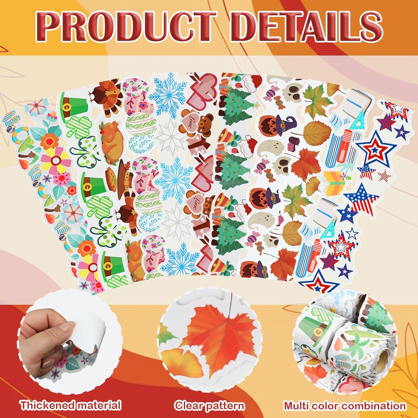 12 Rolls 394ft Holiday Bulletin Board Borders, Bulletin Board Decorations, Pumpkin Halloween Thanksgiving Christmas Trim for School Classroom Wall Decor BST326H