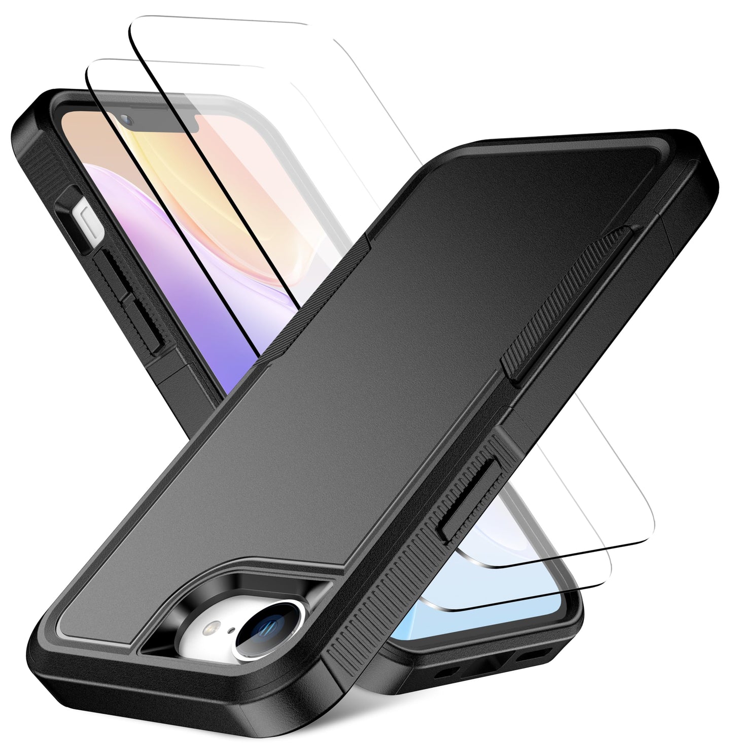 Magnetic for iPhone 17 Air Case [Compatible with MagSafe] [Shockproof] [Heavy Duty Protection] Pocket-Friendly & Tough Non-Slip Protective Phone Cover for iPhone 17Air 6.6", Black WN420