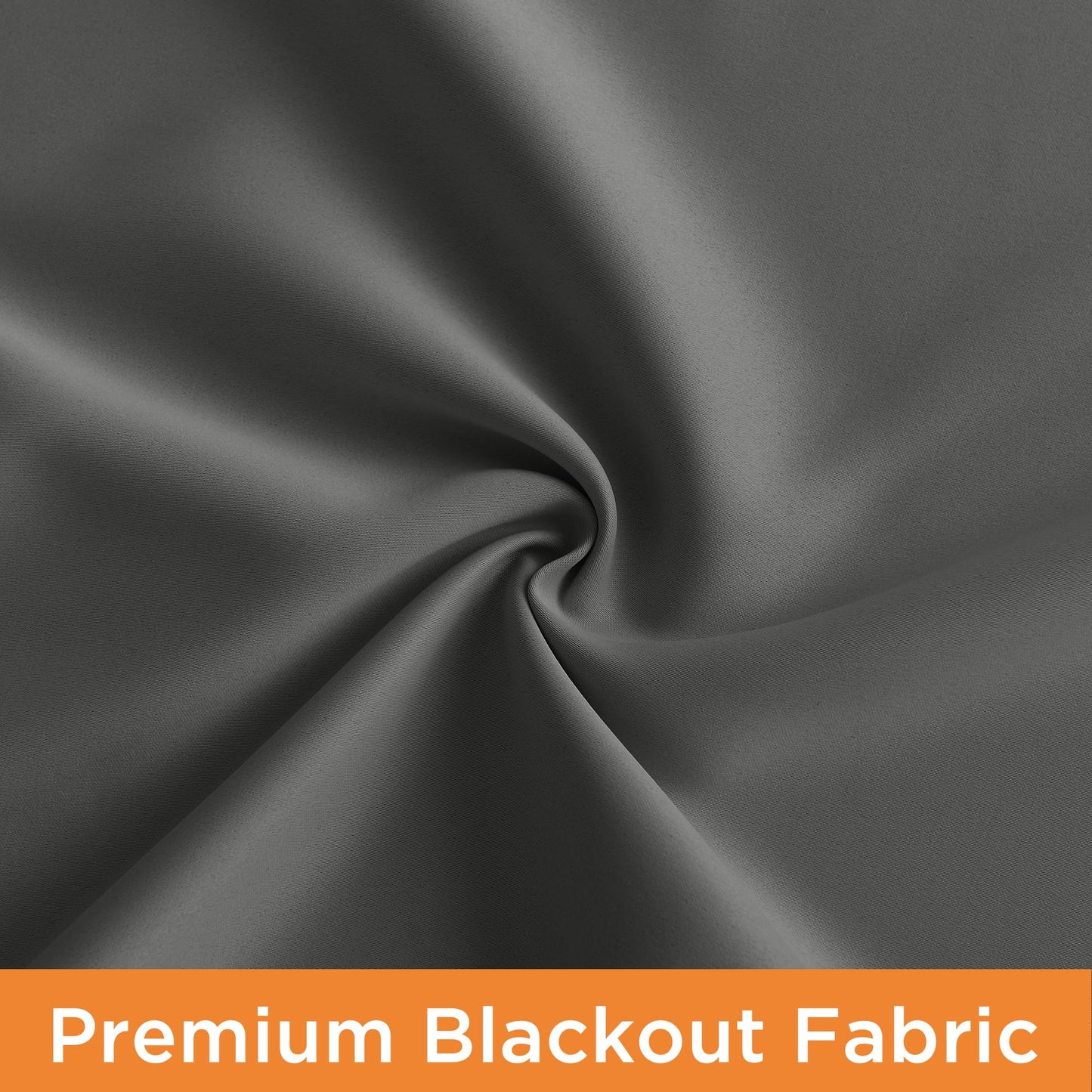 RYB HOME 100% Blackout French Door Curtains for Door Window - Room Darkening No Coating Thermal Insulated Privacy Protection Adhesive Cover for Glass Window, W 26 x L 40, 1 Panel, Black BST220