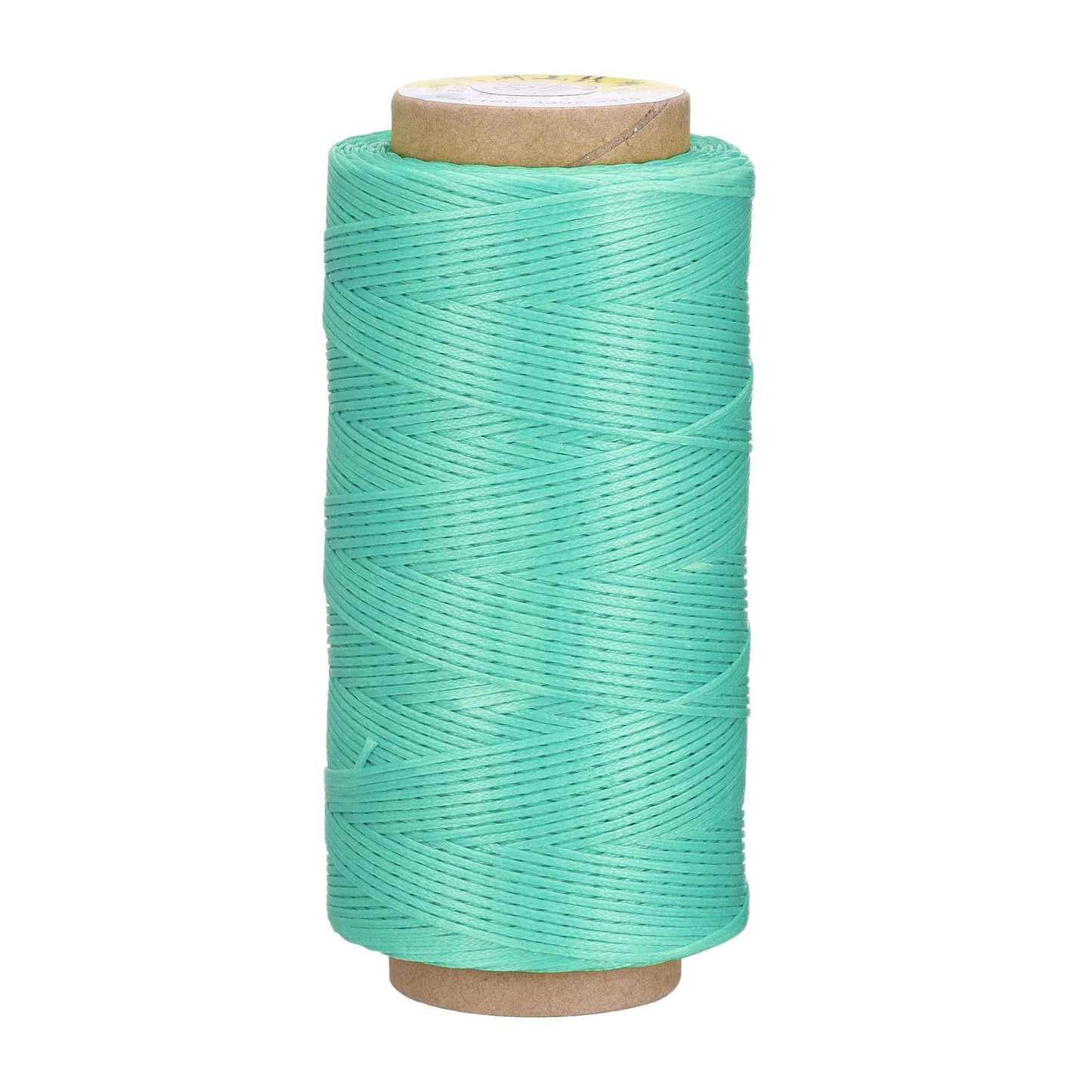 uxcell Leather Sewing Thread 186 Yards 210D/1mm Polyester Waxed Cord for Manual Sewing, Wheat BST326H