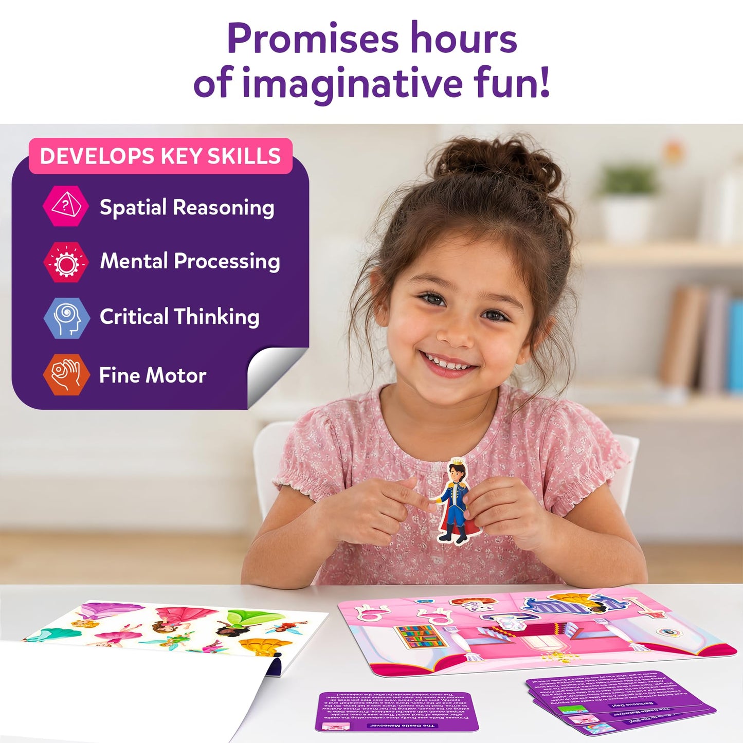 Skillmatics Activity Kit - Creative Storytelling & Skill Building with 150+ Reusable Stickers N3233