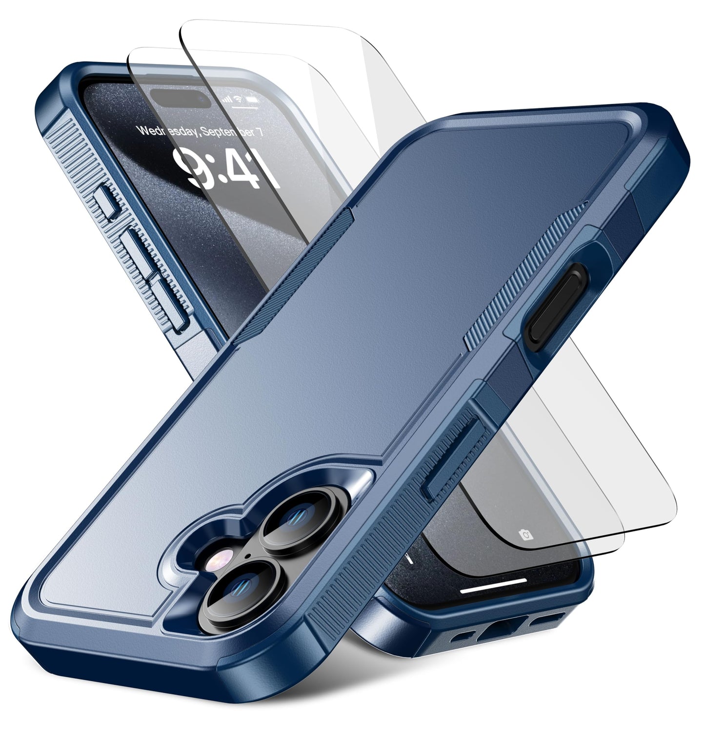 Magnetic for iPhone 17 Air Case [Compatible with MagSafe] [Shockproof] [Heavy Duty Protection] Pocket-Friendly & Tough Non-Slip Protective Phone Cover for iPhone 17Air 6.6", Black WN420