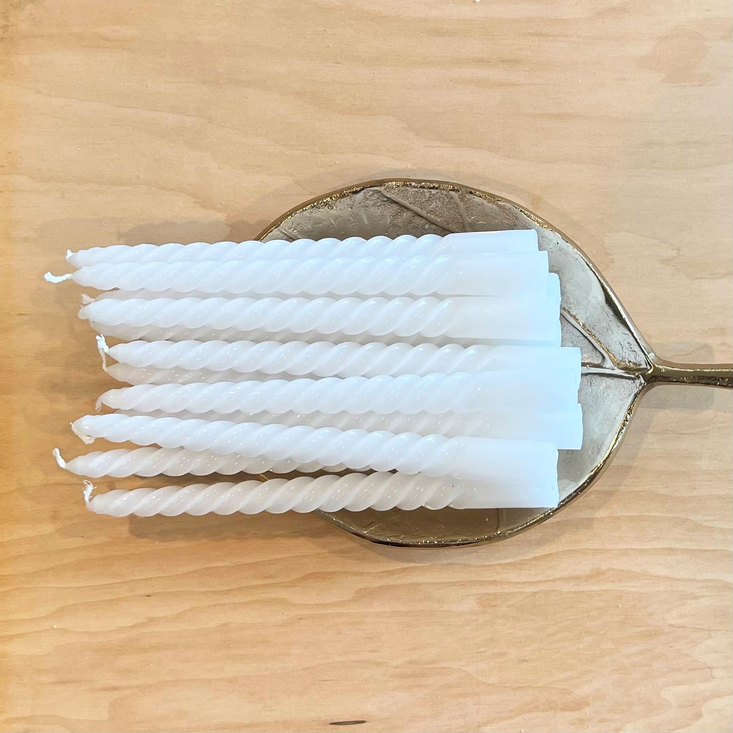 12 Piece Pale Green Twist Taper Candles, 2 Boxed Sets of 6, 4 Hours Burn Time, Paraffin Wax, 7.75 Inches BST220