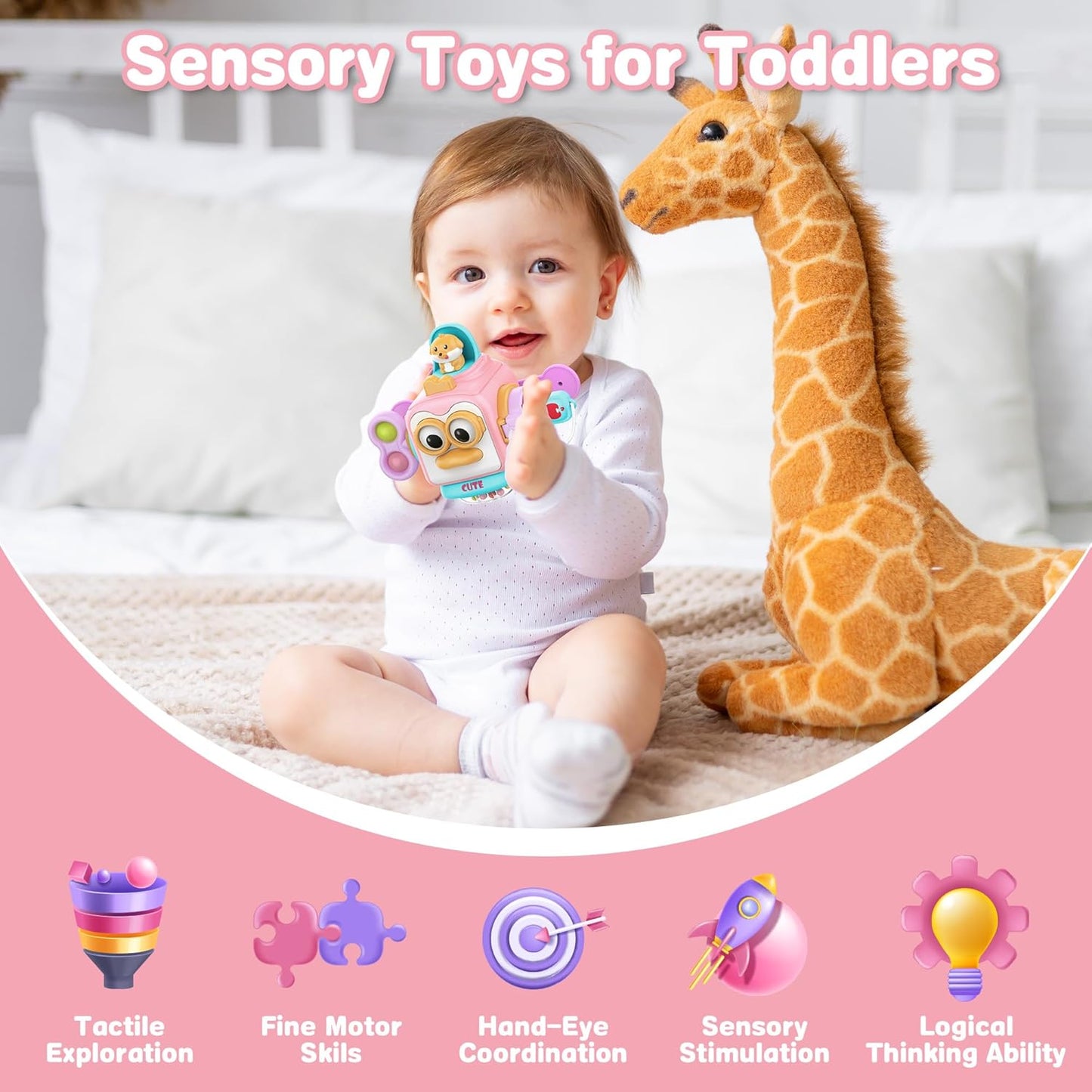 SOONYANG Montessori Toys for 1 Year Old Girl 60