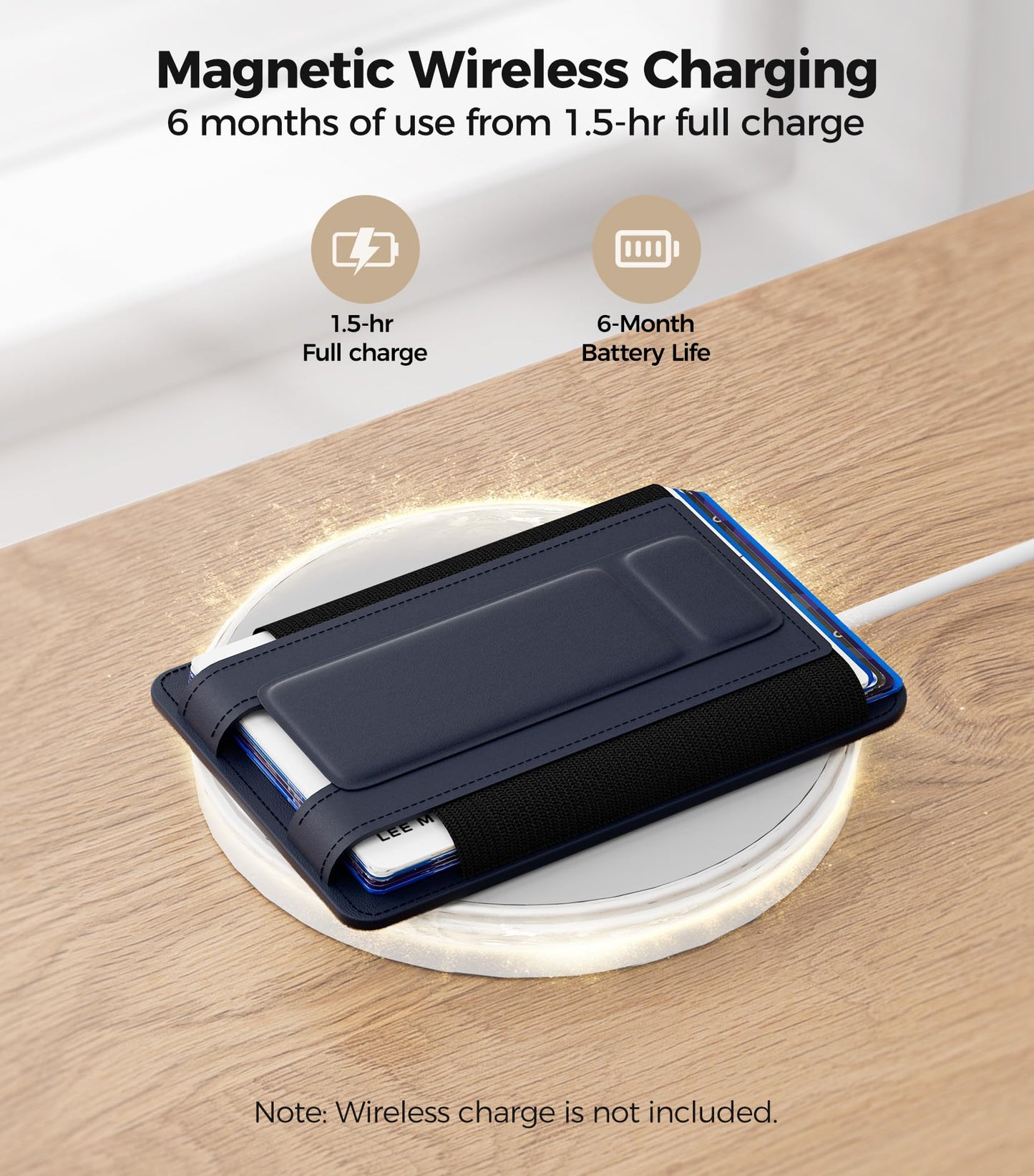 for MagSafe Wallet, Works with Apple Find My, 5-Card RFID Holder with Stand Also Grip, Strong Magnetic Wallet for iPhone 17/16/15/14/13/12 Pro Max Air Plus, Wireless Charging, Brown BST220