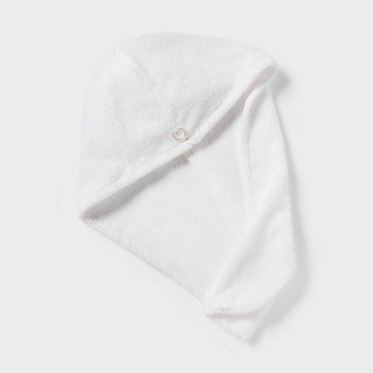 Threshold Spa Plush Hair Towel White