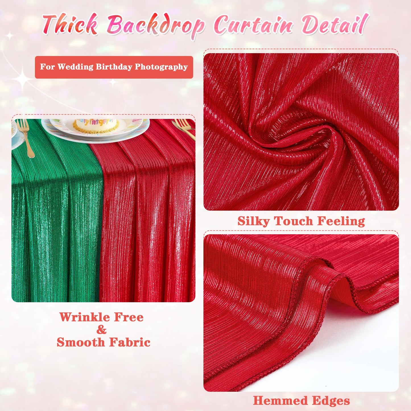 Gold Backdrop Curtains for Birthday Party: 4.8ftx8ft Sequin Background Baby Shower Curtain Drapes for Graduation Arch Backdrop WN420