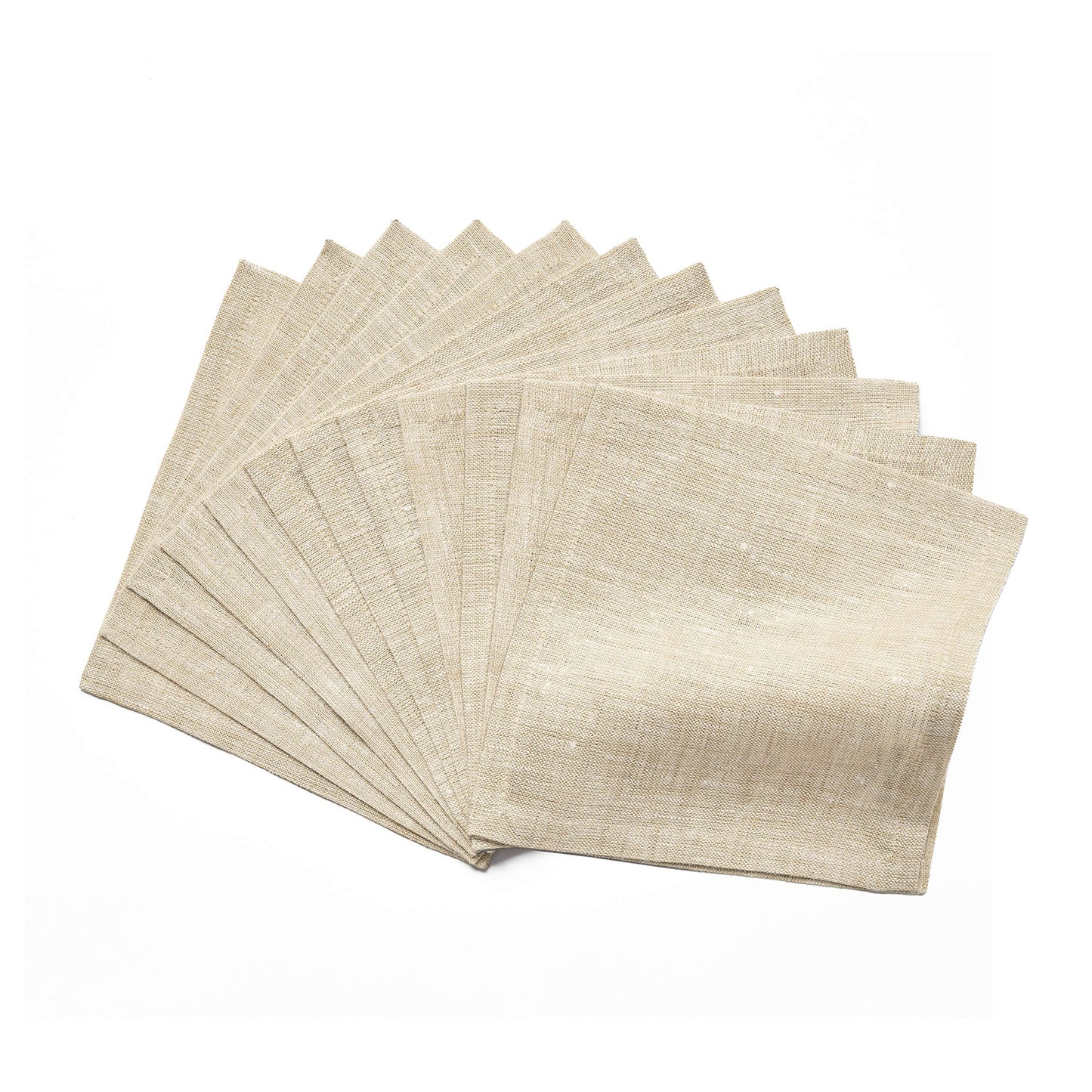 Solino Home 100% Linen Cocktail Napkins Black, Athena 6 x 6 in, Set of 12 | Small Cloth Napkins for cocktails, beverages, coasters and appetizer serving, Chambray Black, Pure Linen, OEKO-TEX Certified BST326SOLH
