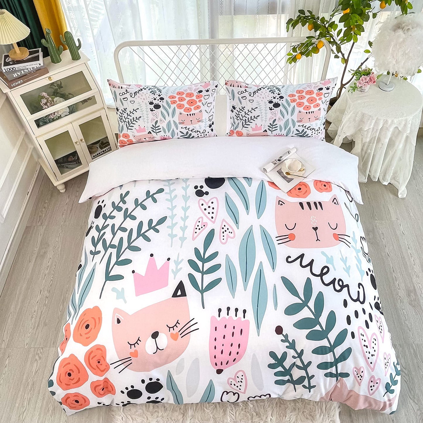CVHOUSE Deer Hunting Duvet Cover Full Size,American Flag Bedding Set,Deer Theme Comforter for Boys Kids Teens,1 2 Pillowcases 3 Piece Full 79'x89' BST220
