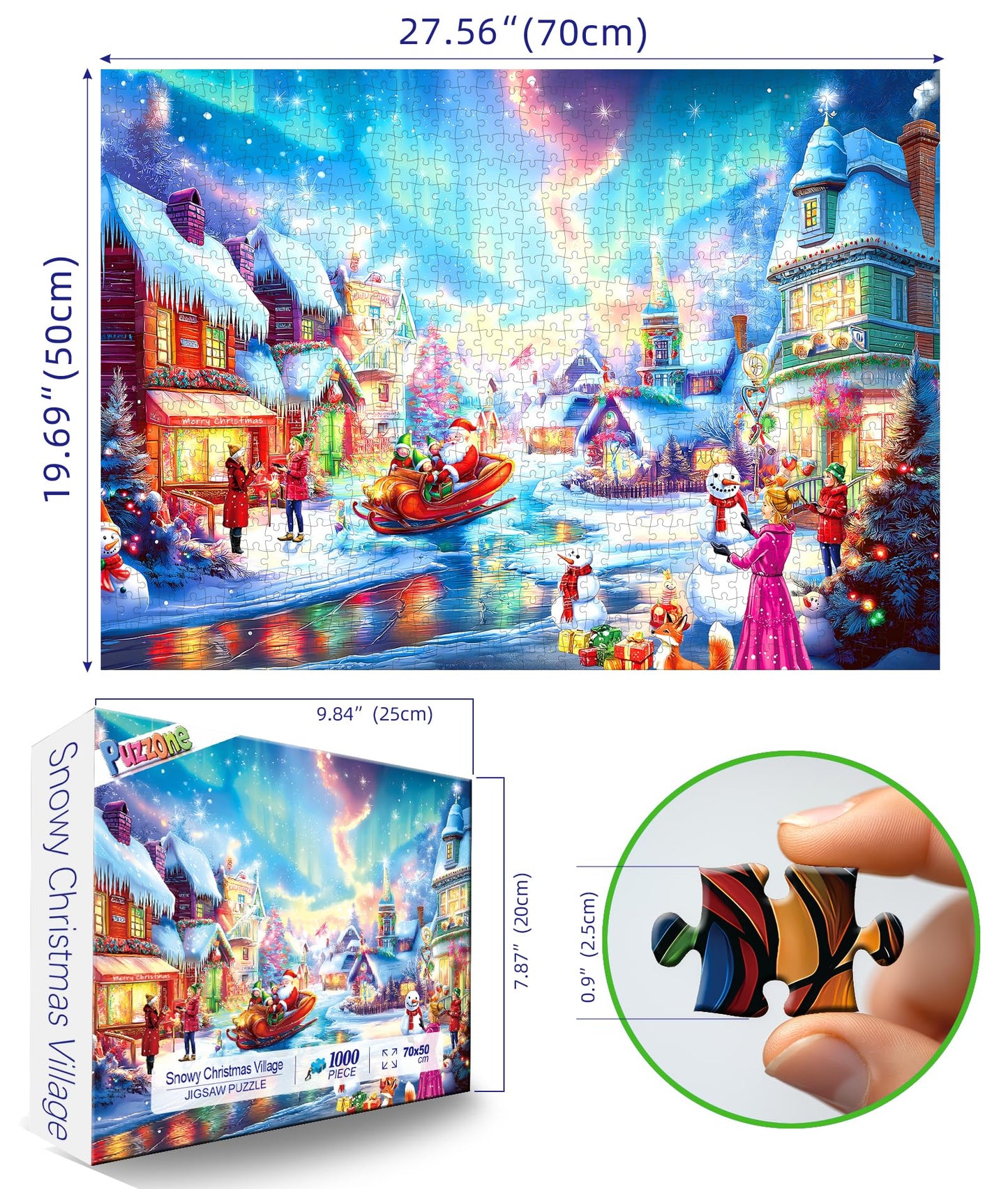 Halloween Puzzle 1000 Pieces for Adults Spooky Scarecrow Farm | Jigsaw Puzzles 1000 Pieces Autumn Horror Spooky with Pumpkin & Ghost Truck for Party Game Night, Dust-Free, 27.5"x19.7" WN420