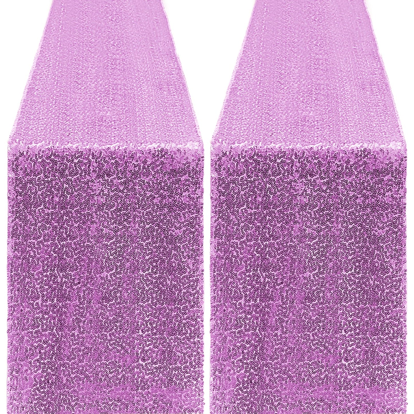 10 Packs 12 x 72 inches Sequin Table Runner, Orange Glitter Table Runner for Birthday Party Supplies Wedding Engagement Baby Shower Holiday Celebration Event Decorations WN420
