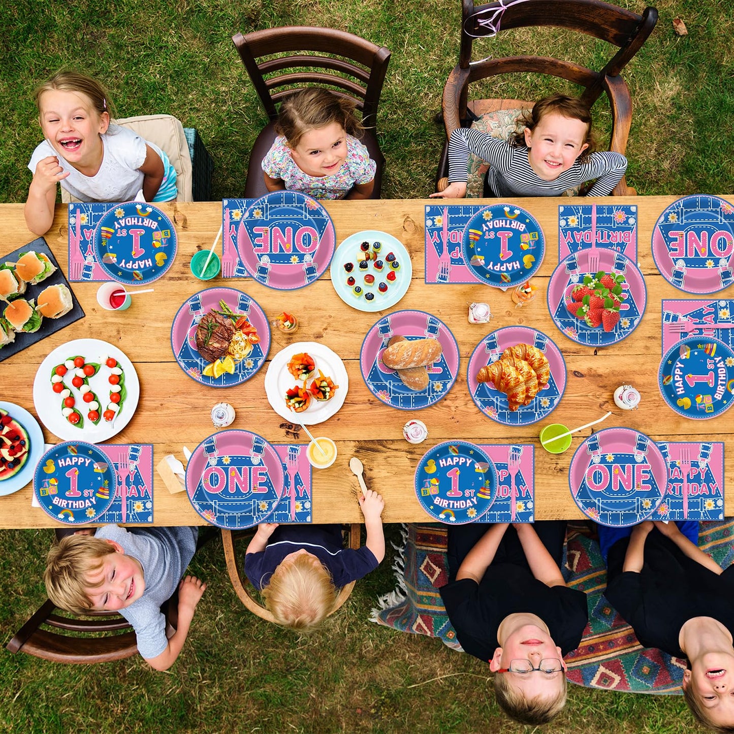 96 Pcs Race Car 1st Birthday Party Plates and Napkins Racing Cars First Birthday Decor Race Car One Year Old Dessert Cake Plates Racing Cars Theme Tableware Set for Kids Boy Party Decor 24 Guests BST202