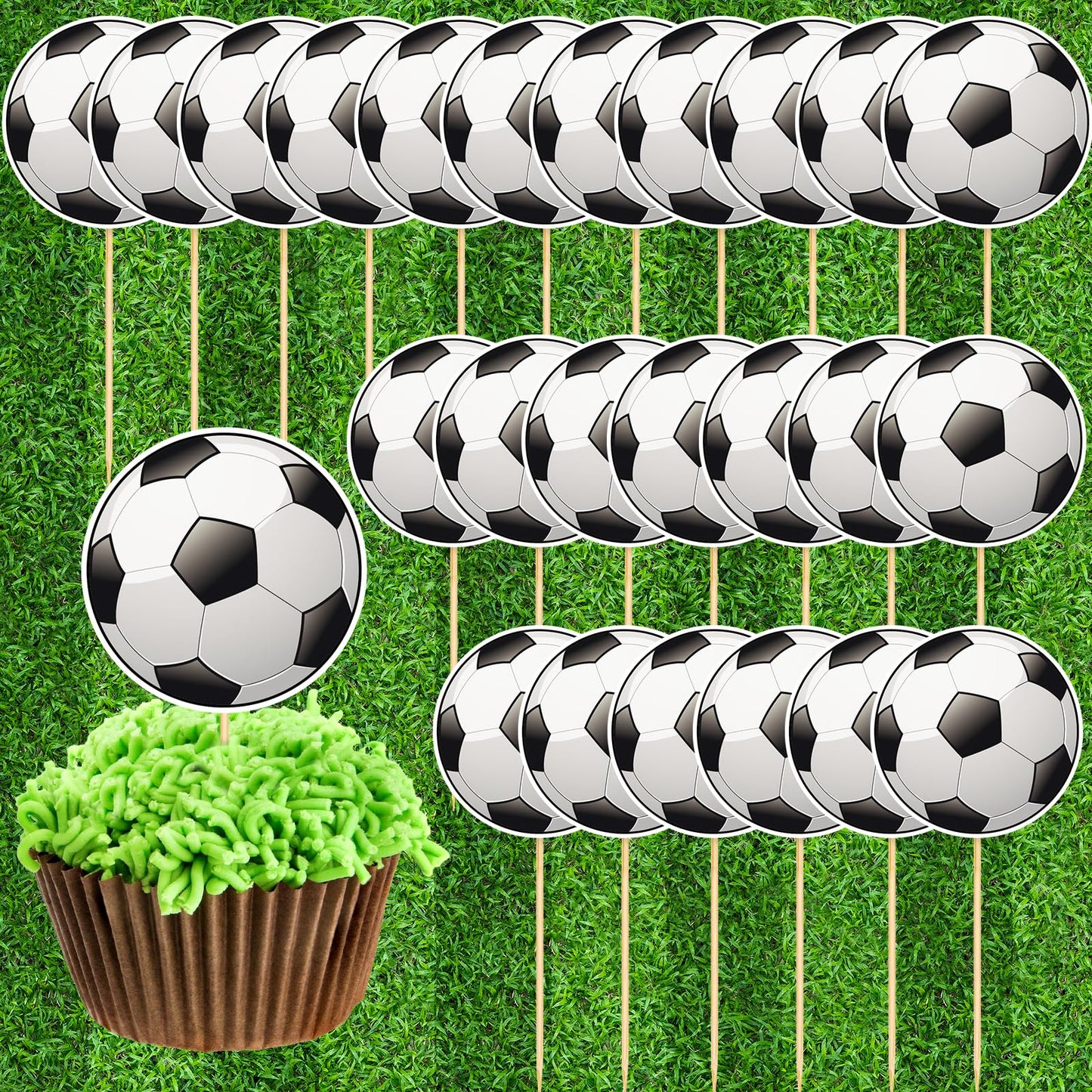 48 Pack Casino Cupcake Toppers Glitter Poker Chips Dices Mini Slot Machine Cupcake Picks for Las Vegas Casino Night Theme Birthday Party Baby Shower Decoration Supplies BST220